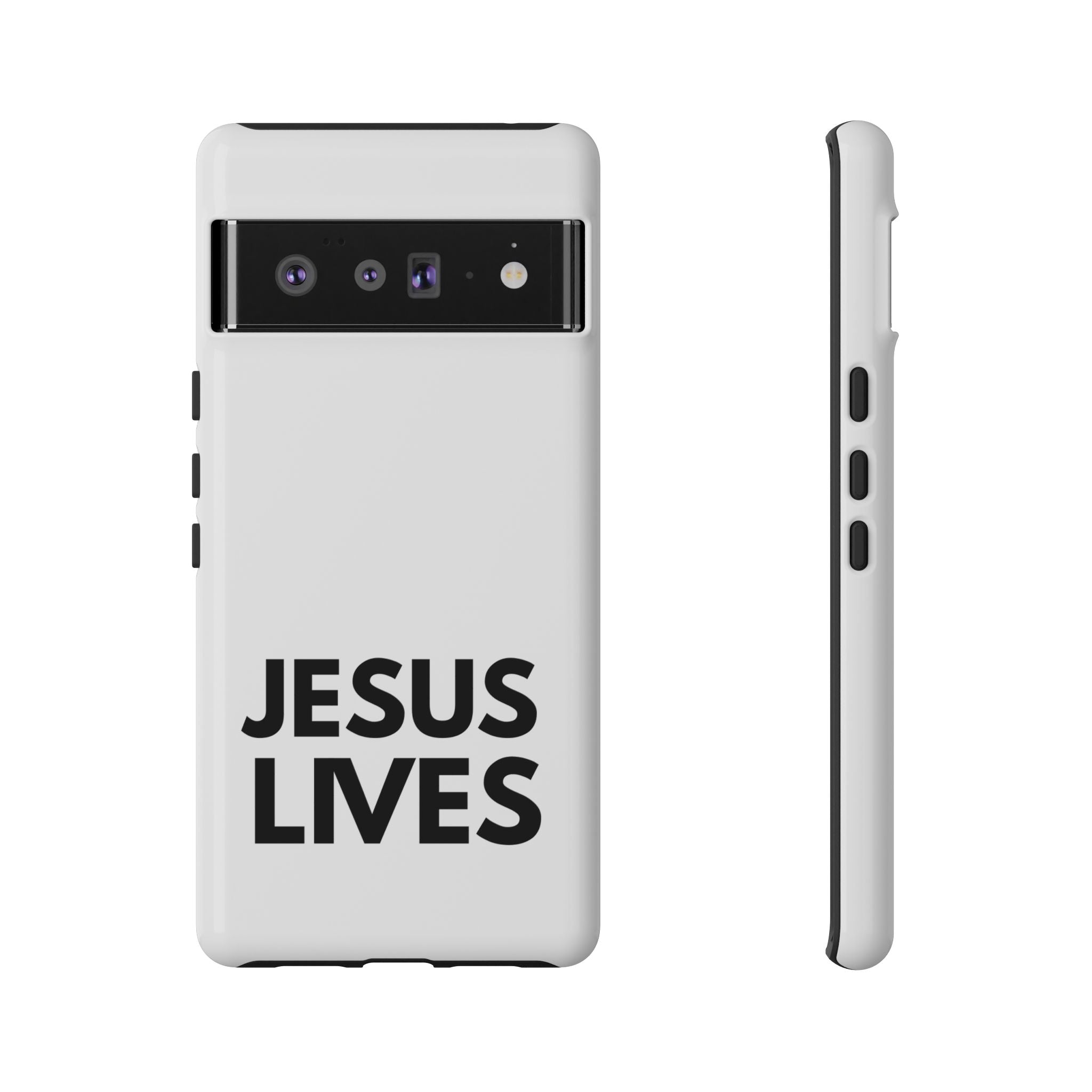 Jesus Lives Phone Case — Christian Faith Protective Phone Cover