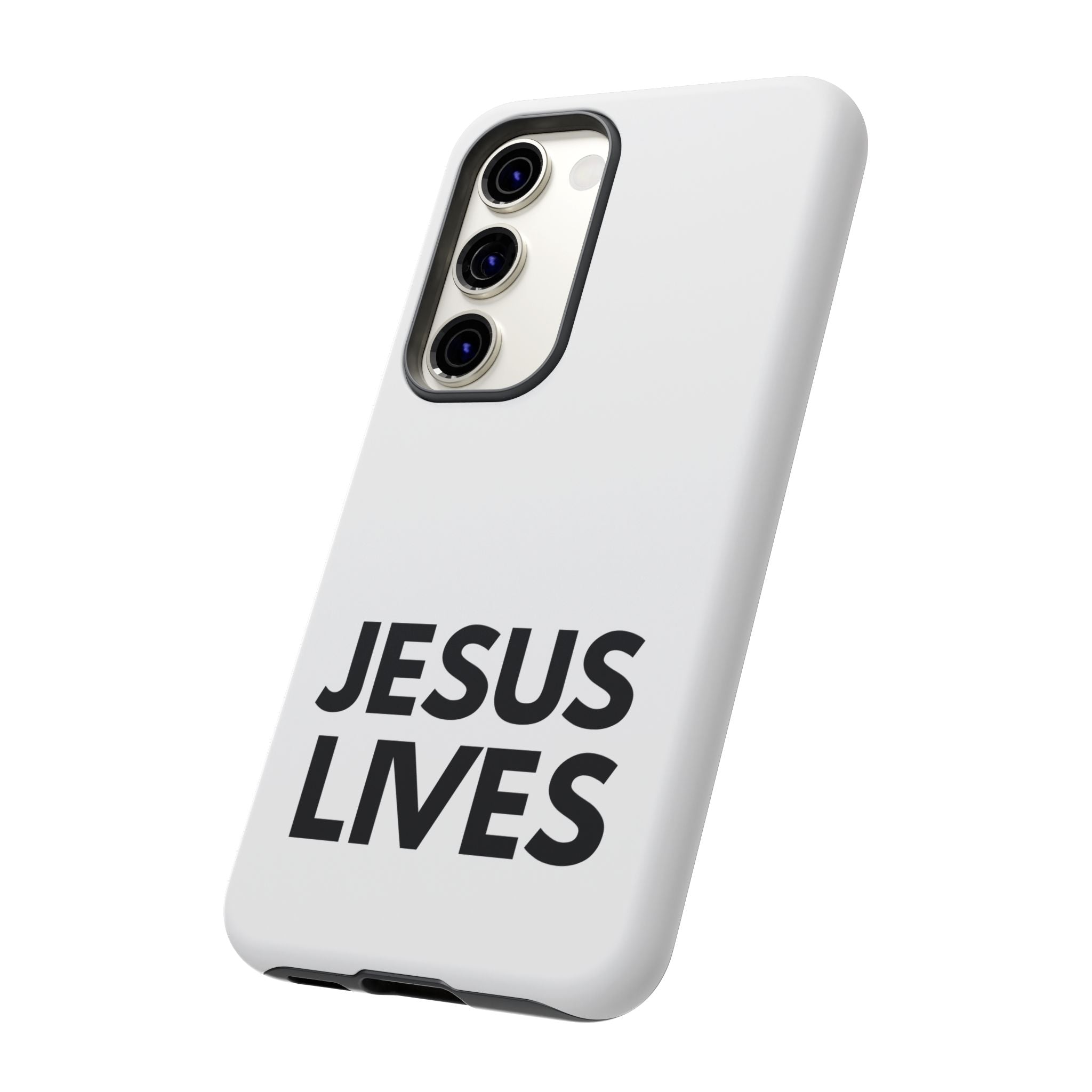 Jesus Lives Phone Case — Christian Faith Protective Phone Cover