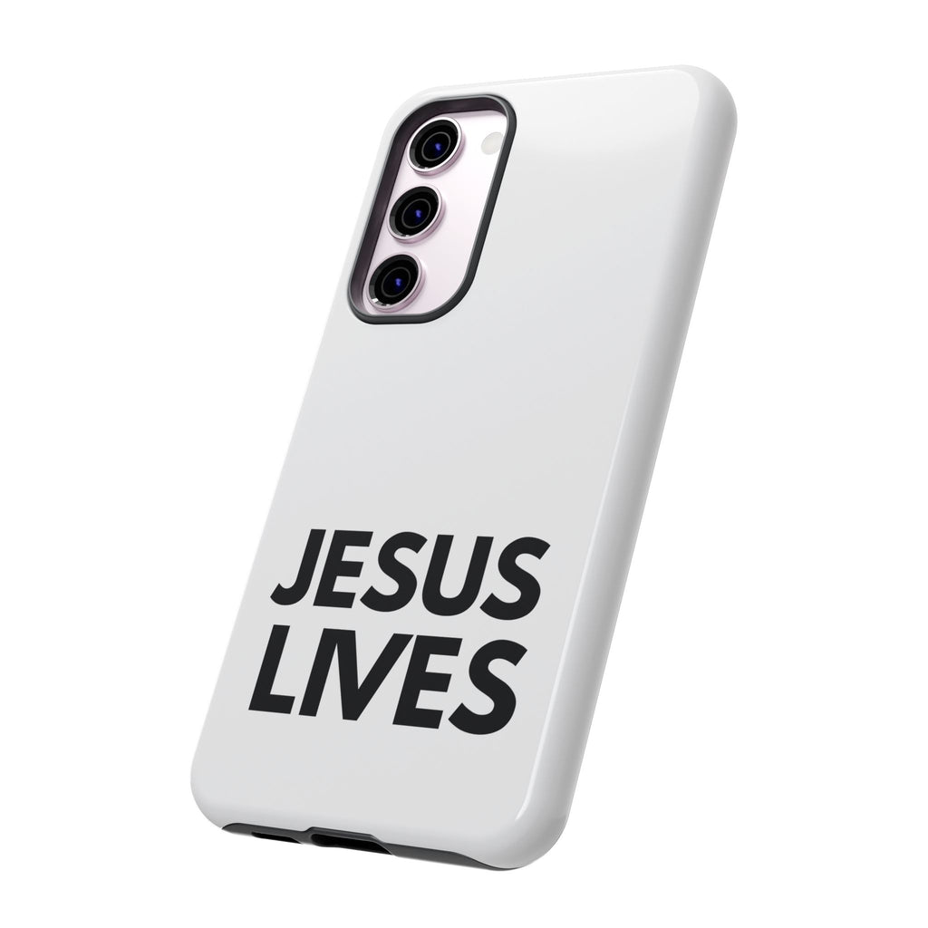 Jesus Lives Phone Case — Christian Faith Protective Phone Cover