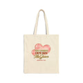 Canvas Tote Bag — "You Cannot Out-Sin His Grace" Christian Scripture Tote (Romans 5:20)