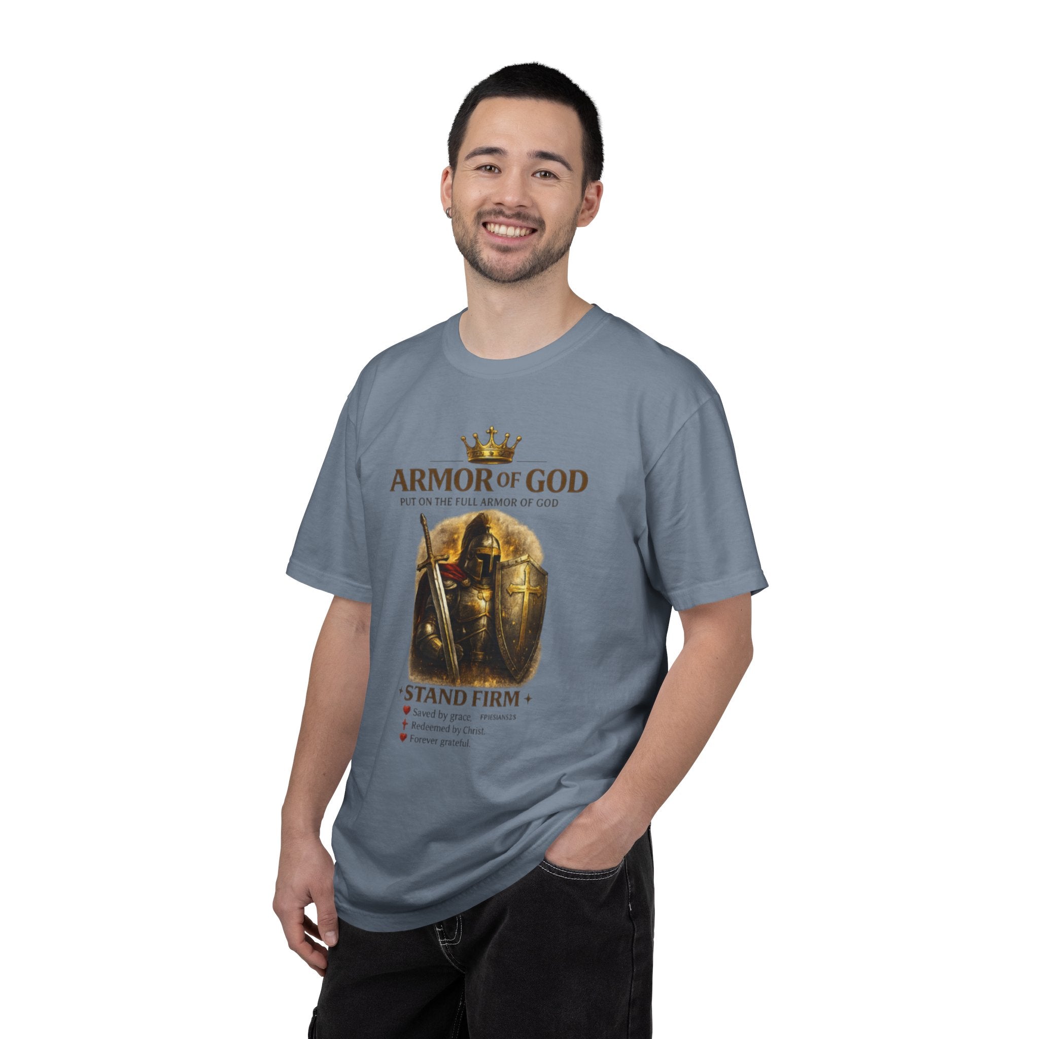 Armor of God T‑Shirt — Stand Firm Christian Faith Tee