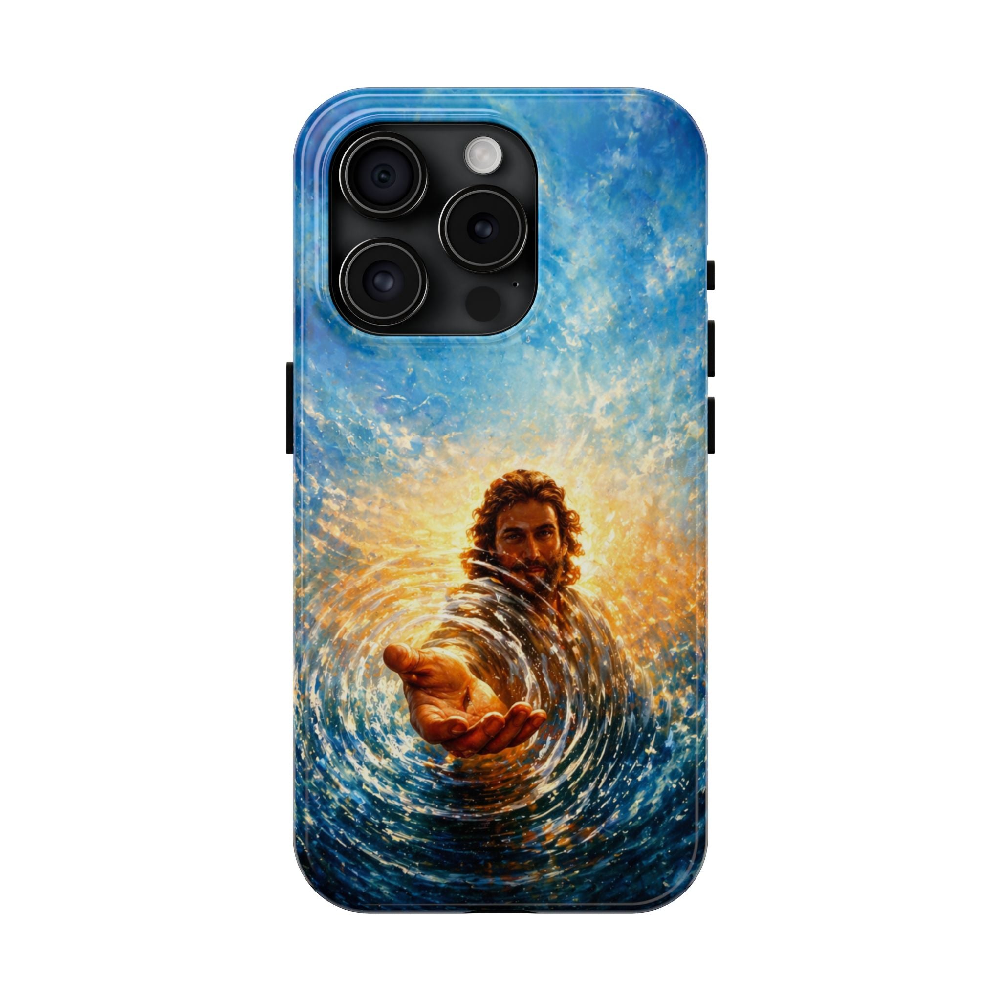 Phone Case — Inspirational Jesus Reach Design, Protective Tough Christian iPhone Cover