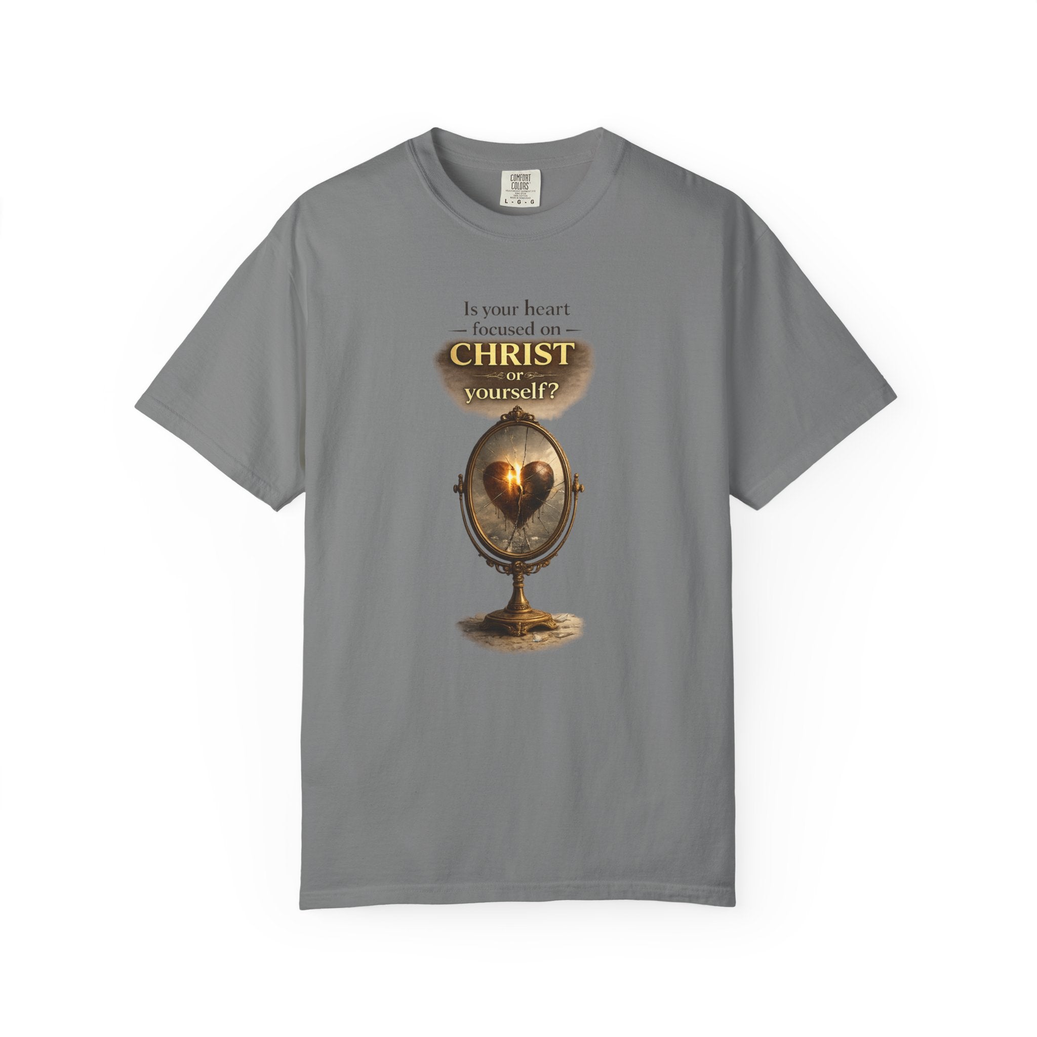 Christian Mirror T-Shirt — "Be Christ Yourself" Inspirational Faith Tee