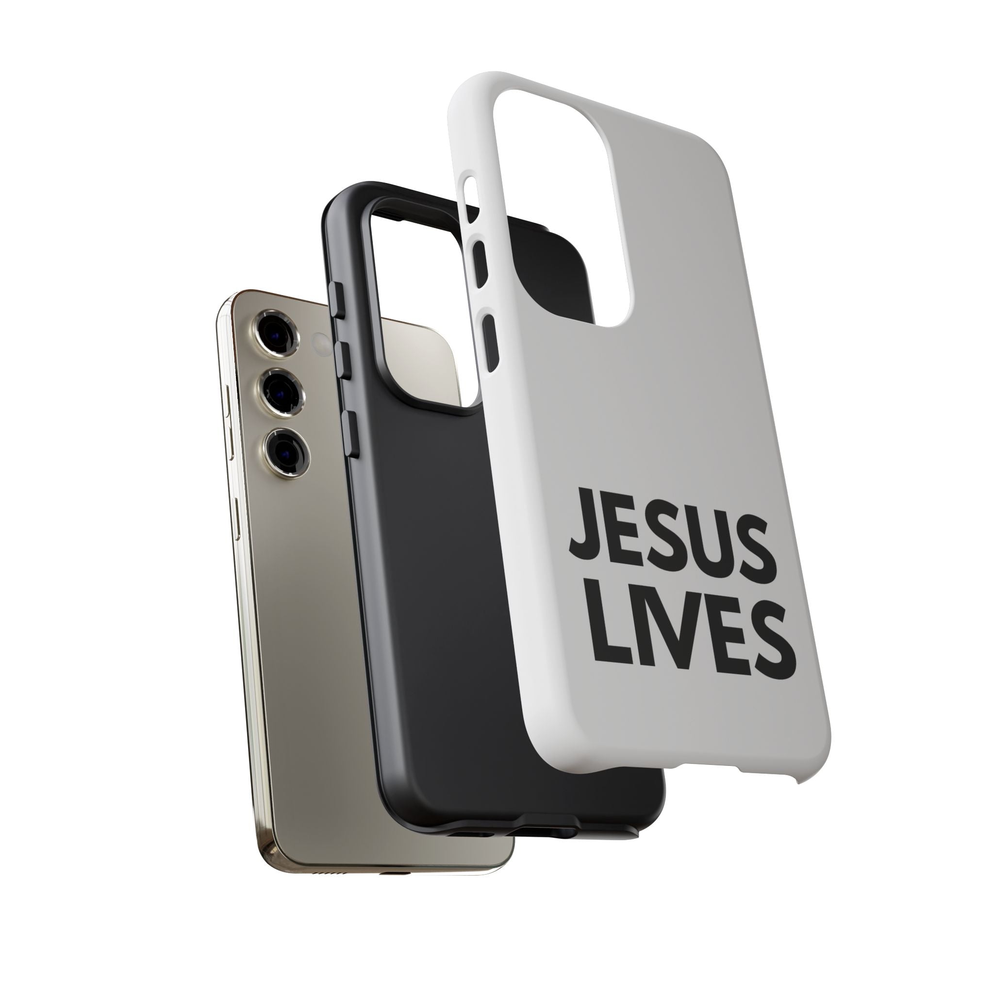 Jesus Lives Phone Case — Christian Faith Protective Phone Cover