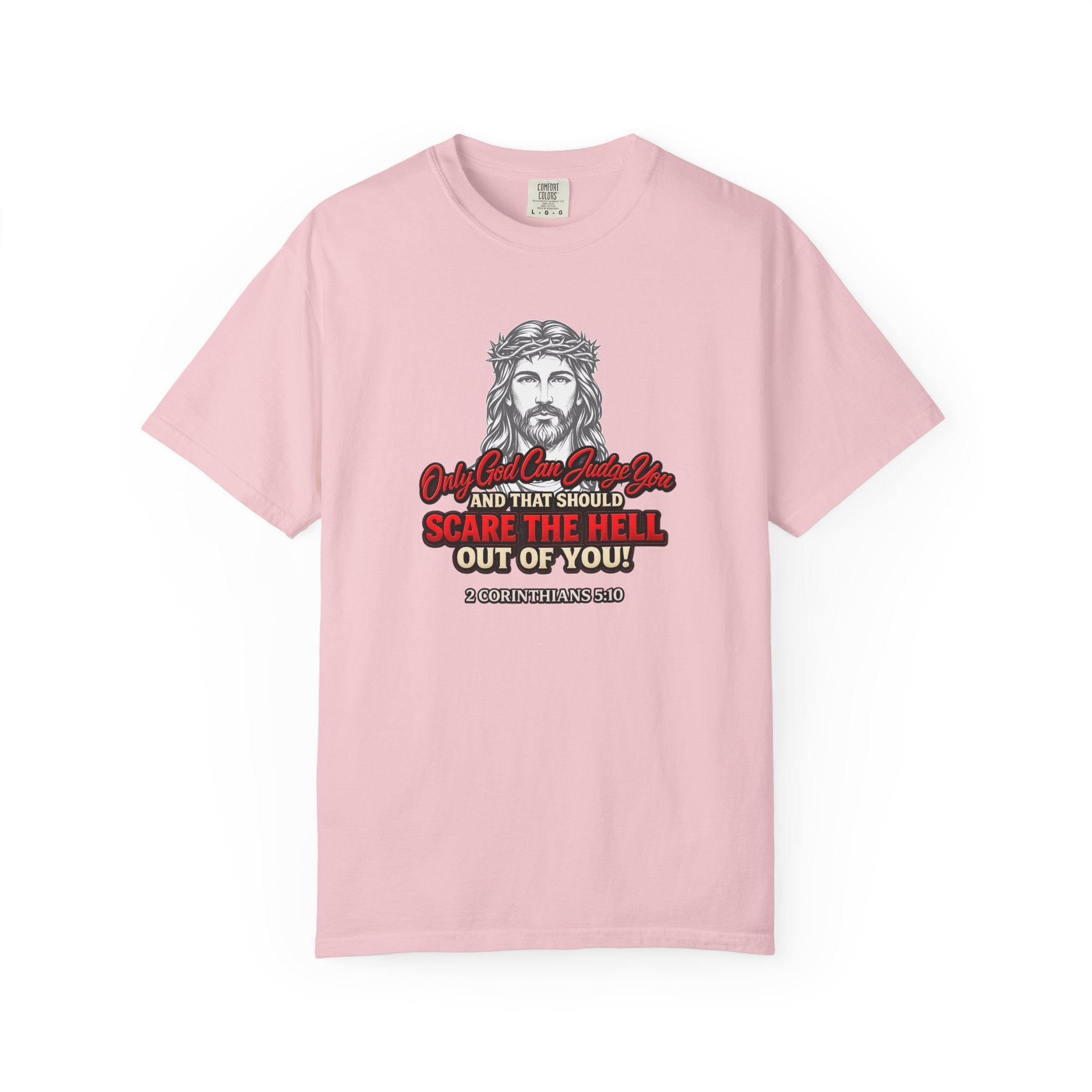 Religious Graphic T-Shirt — "Only God Can Judge You" (Full Armor of God)
