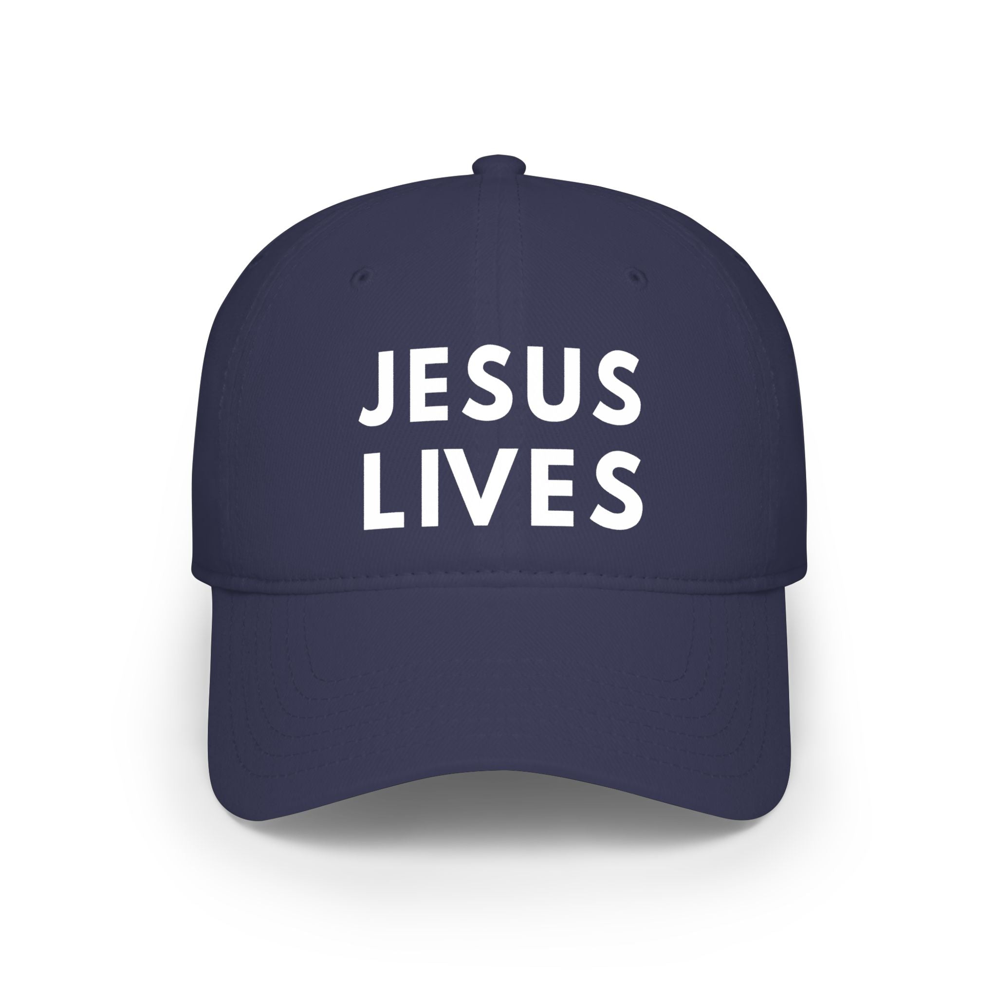 Jesus Lives Baseball Cap — Christian Faith Low Profile Hat