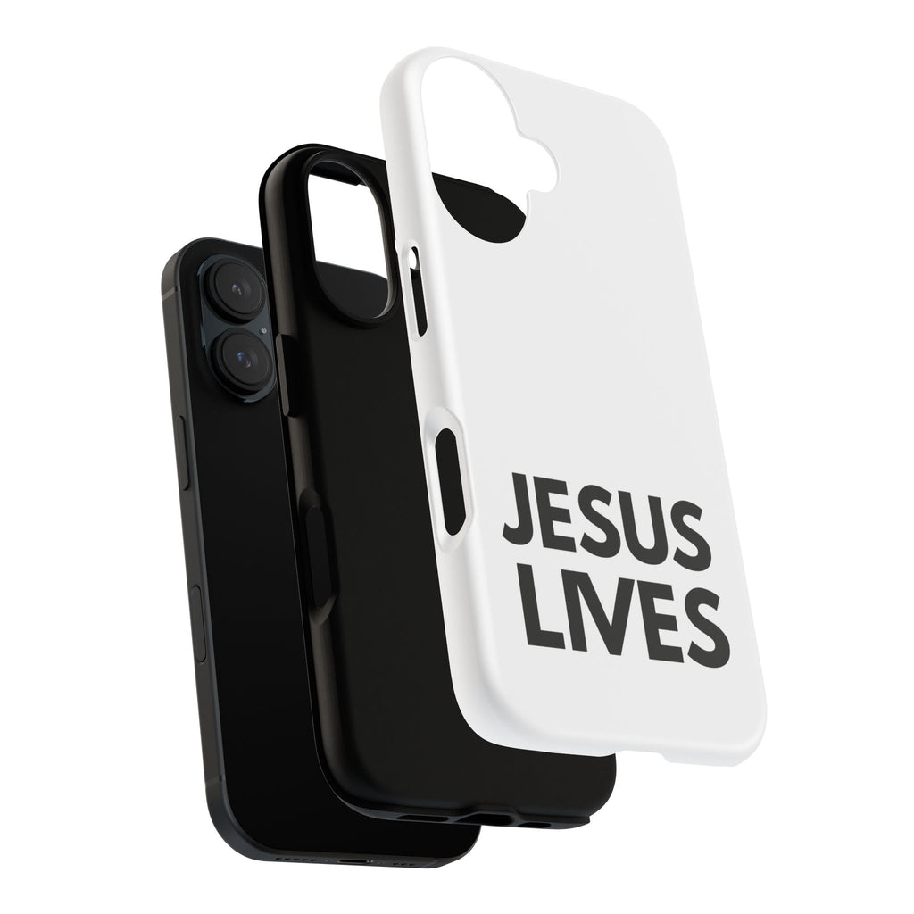 Jesus Lives Phone Case — Christian Faith Protective Phone Cover