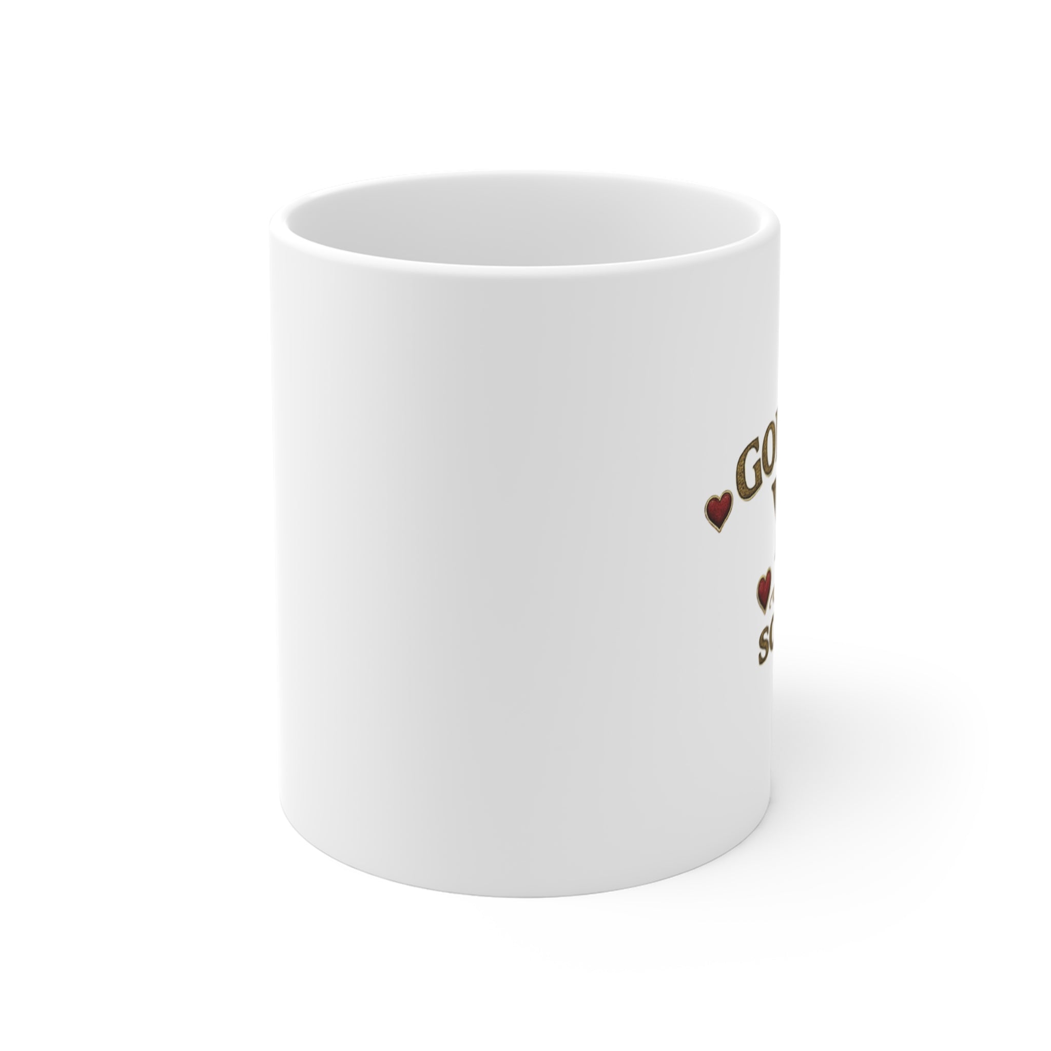 Coffee Lover Mug – “Fellowship of God” Inspirational 11oz Ceramic Coffee Cup