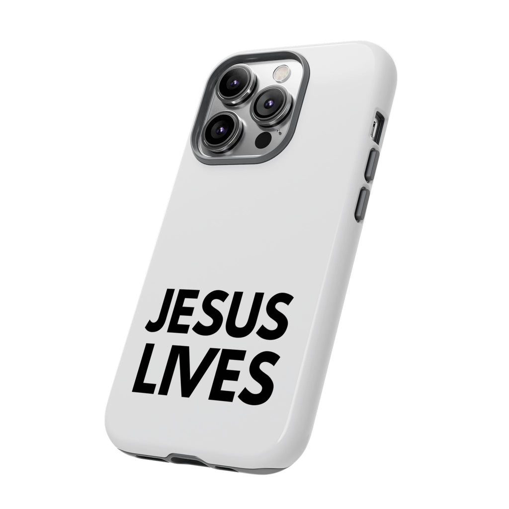 Jesus Lives Phone Case — Christian Faith Protective Phone Cover