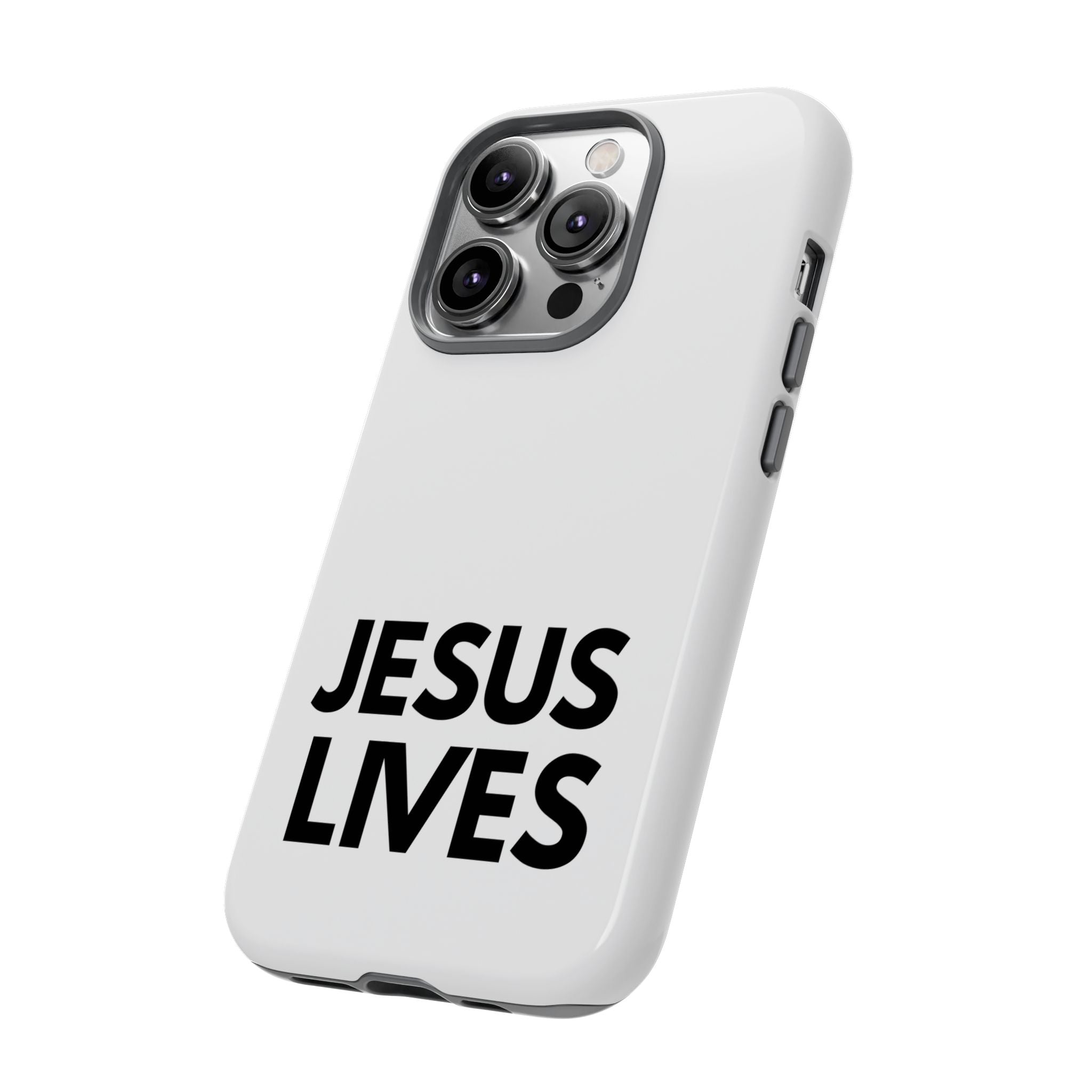 Jesus Lives Phone Case — Christian Faith Protective Phone Cover