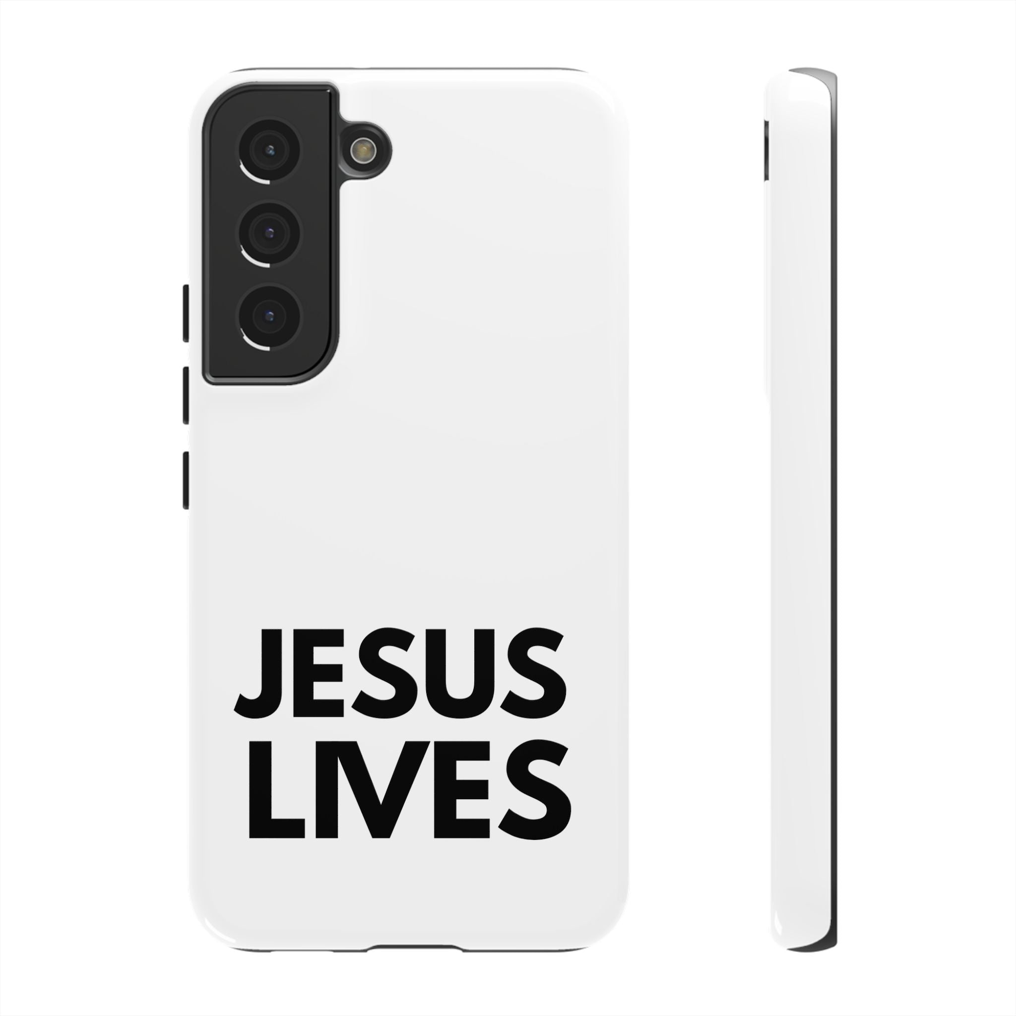 Jesus Lives Phone Case — Christian Faith Protective Phone Cover