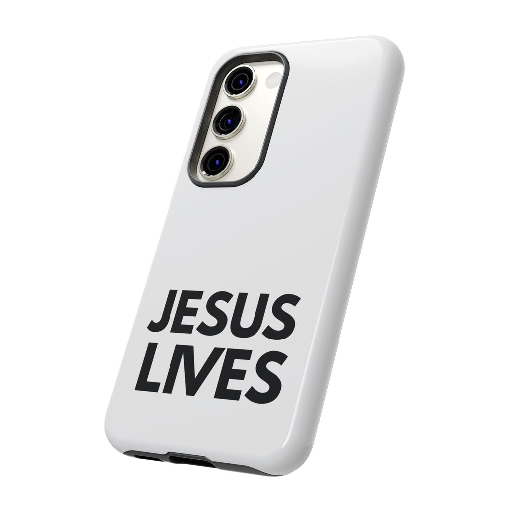 Jesus Lives Phone Case — Christian Faith Protective Phone Cover