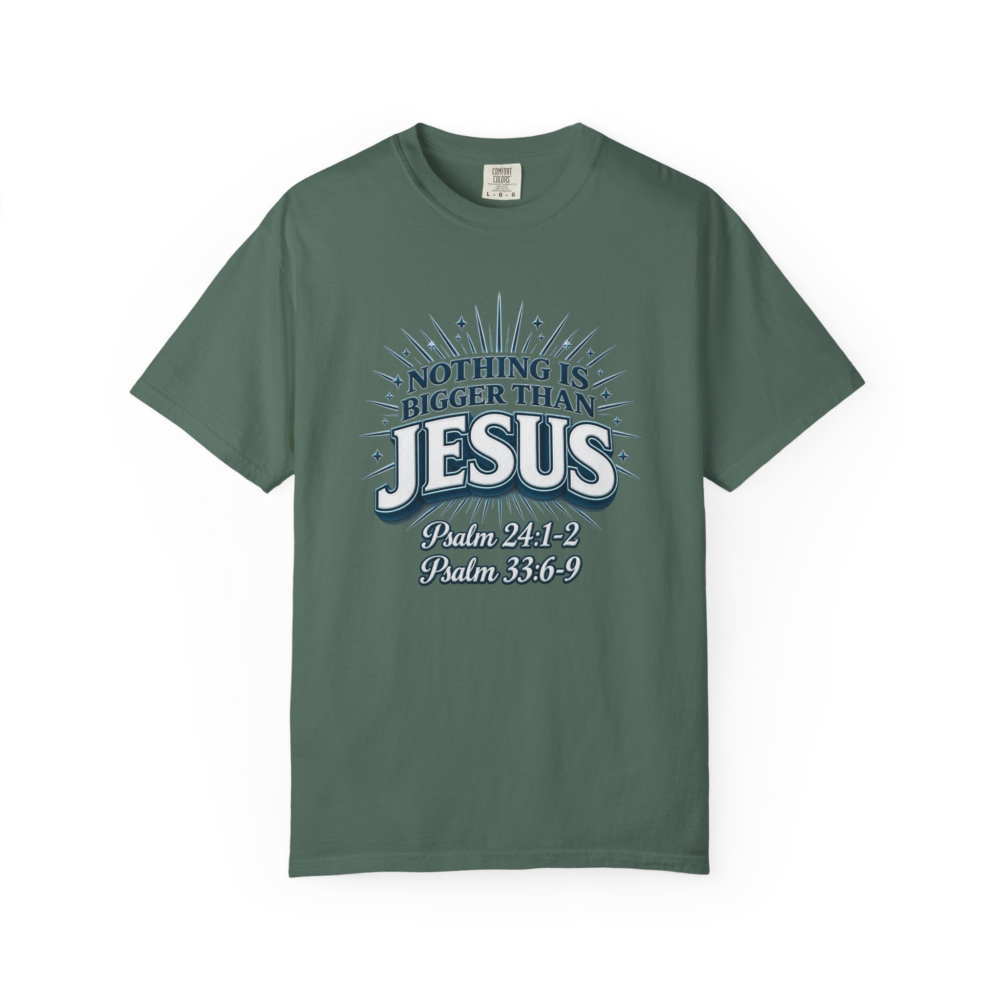 Nothing Is Bigger Than Jesus T-Shirt — "Full Armor of God" Christian Faith Tee
