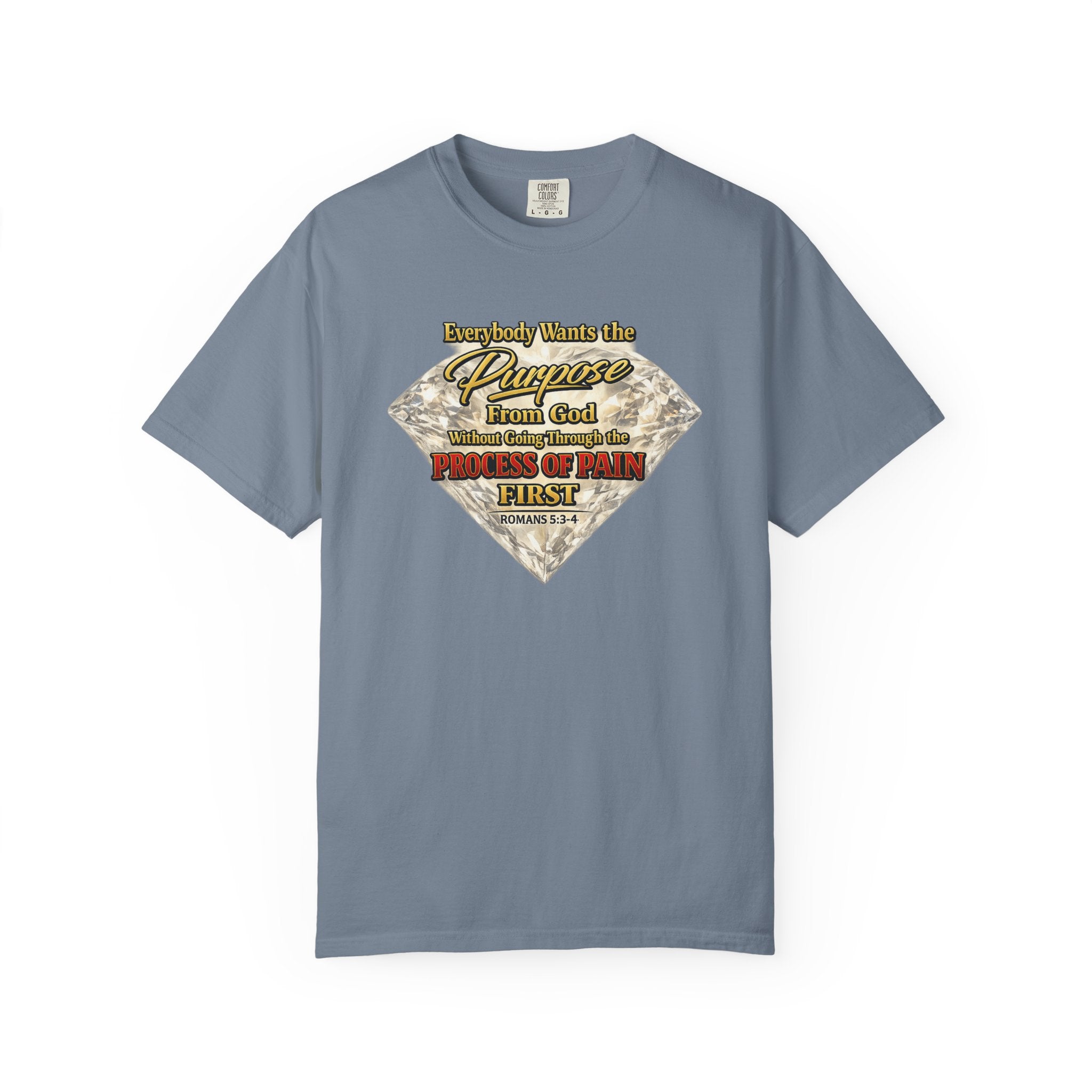 Faith Diamond T-Shirt — "Purpose From God" Inspirational Christian Tee