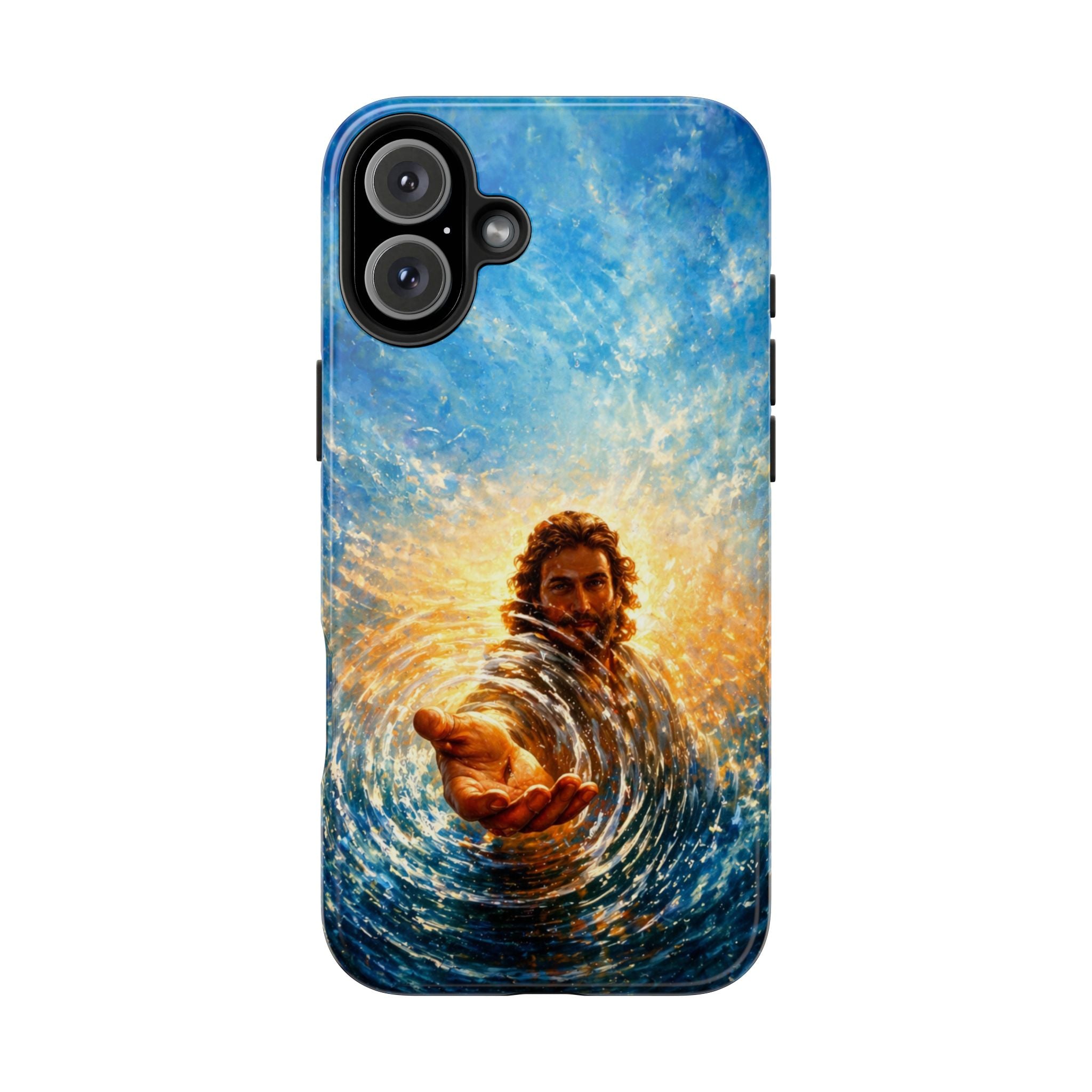 Phone Case — Inspirational Jesus Reach Design, Protective Tough Christian iPhone Cover