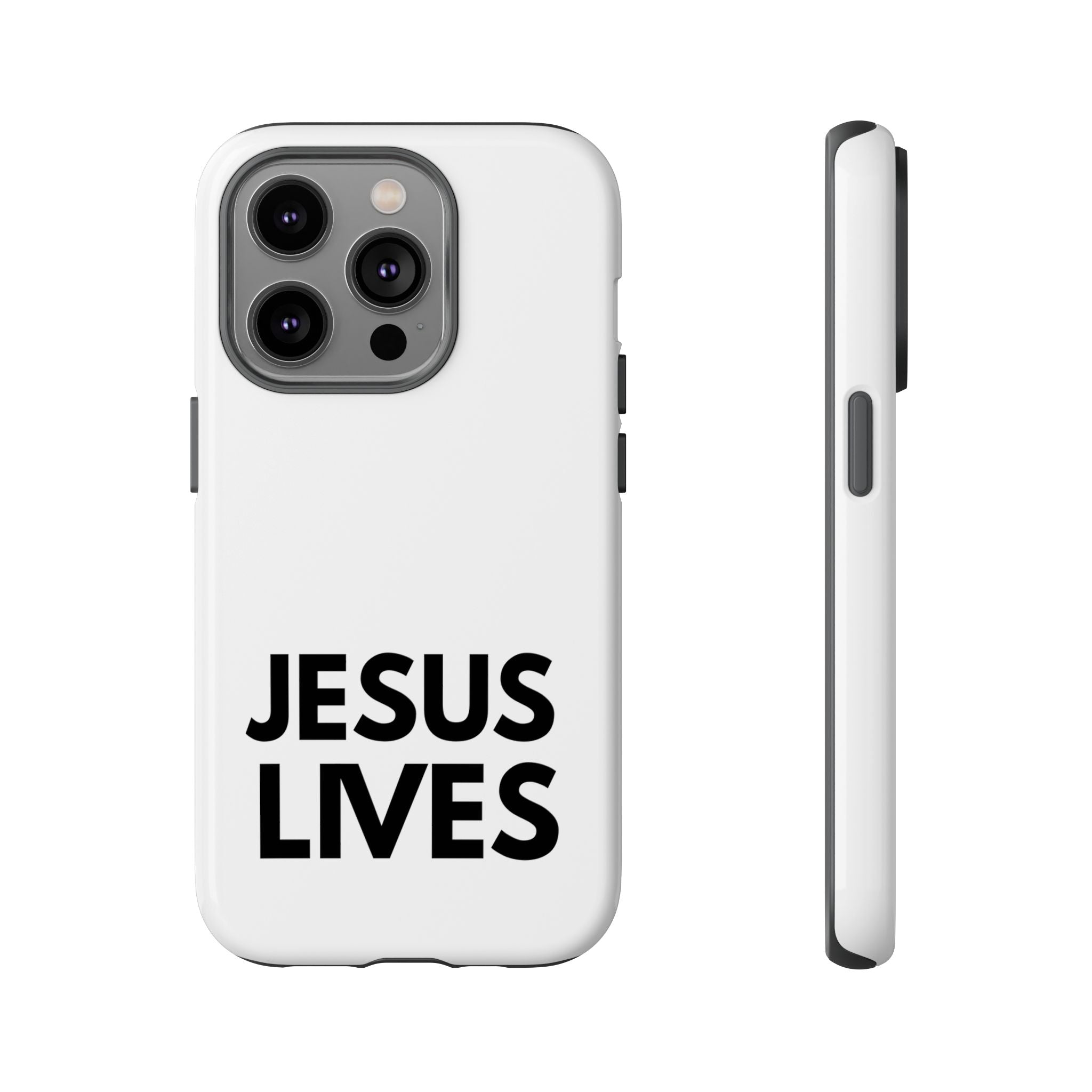 Jesus Lives Phone Case — Christian Faith Protective Phone Cover