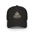 Jesus Is King Crown Baseball Cap - Christian Faith Hat