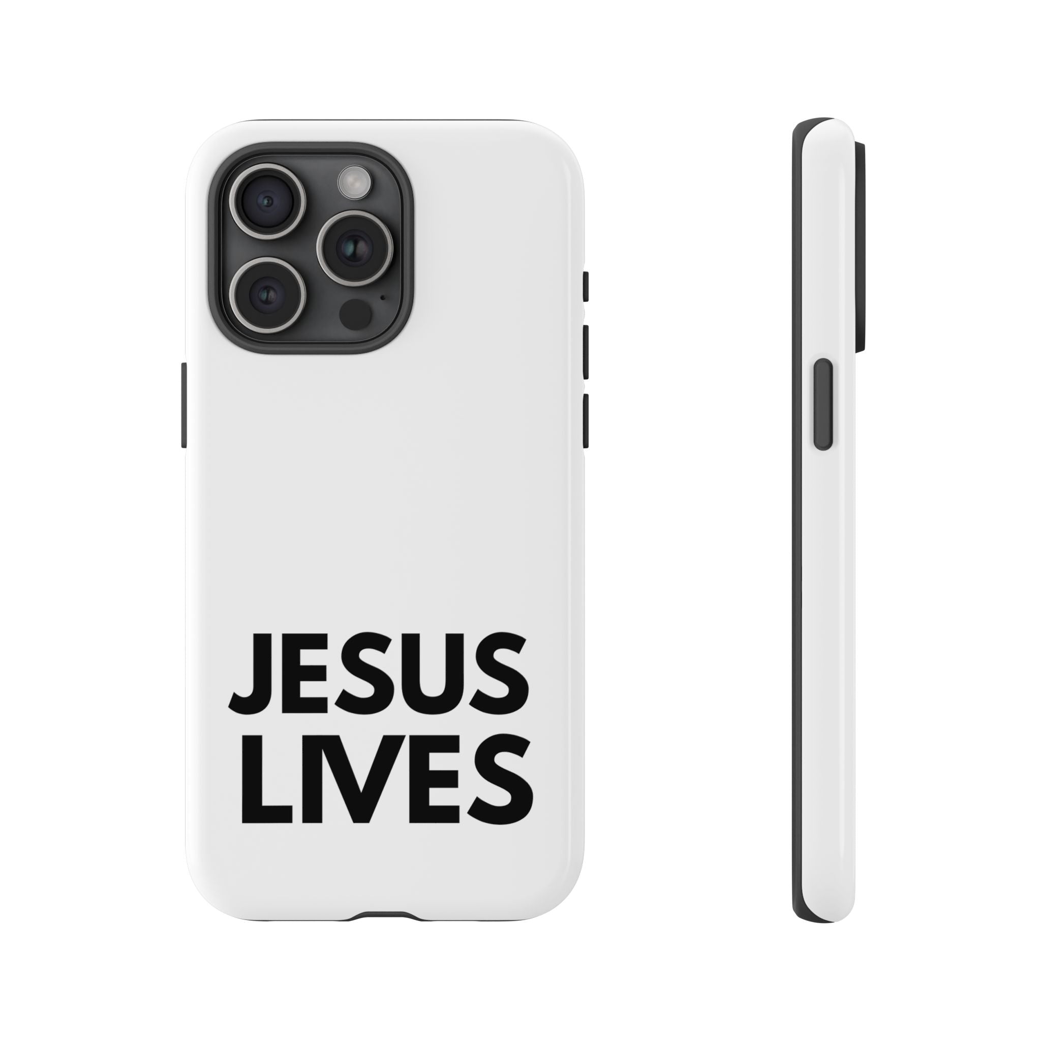 Jesus Lives Phone Case — Christian Faith Protective Phone Cover