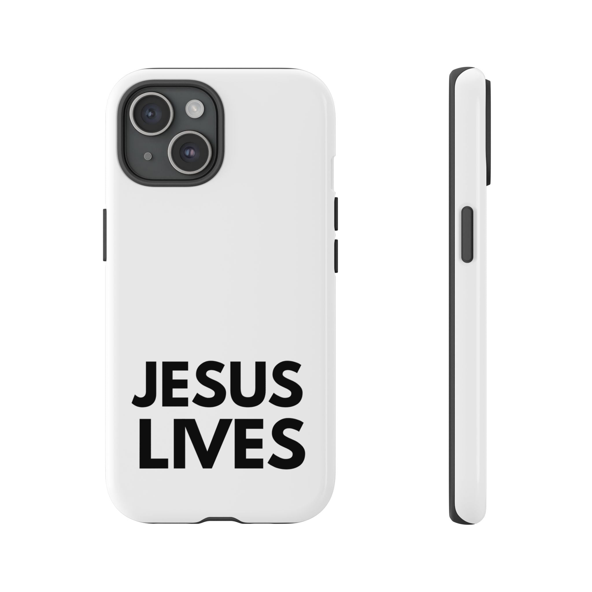Jesus Lives Phone Case — Christian Faith Protective Phone Cover