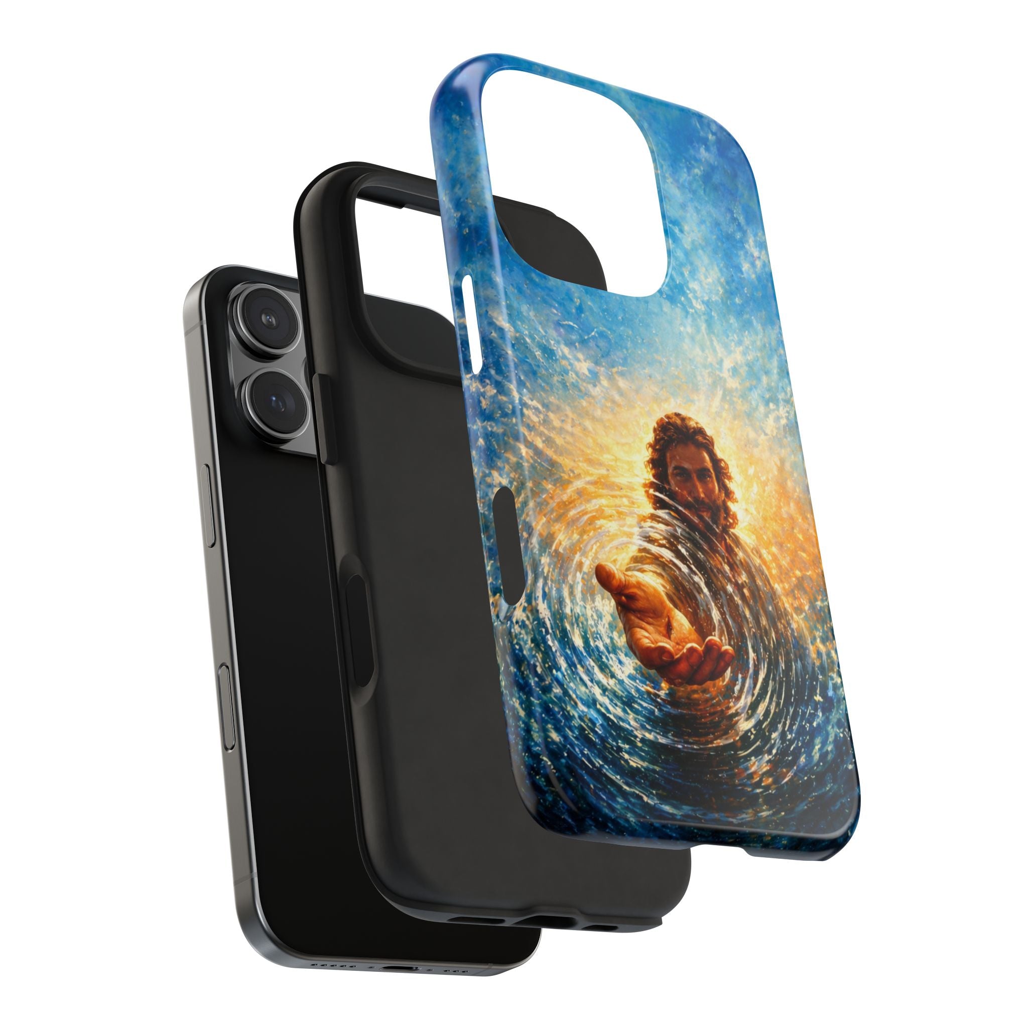 Phone Case — Inspirational Jesus Reach Design, Protective Tough Christian iPhone Cover