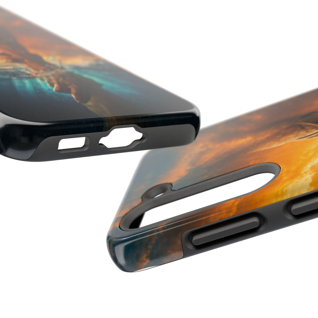 Phone Case — 'He Will Lift You' Inspirational Rescue Design