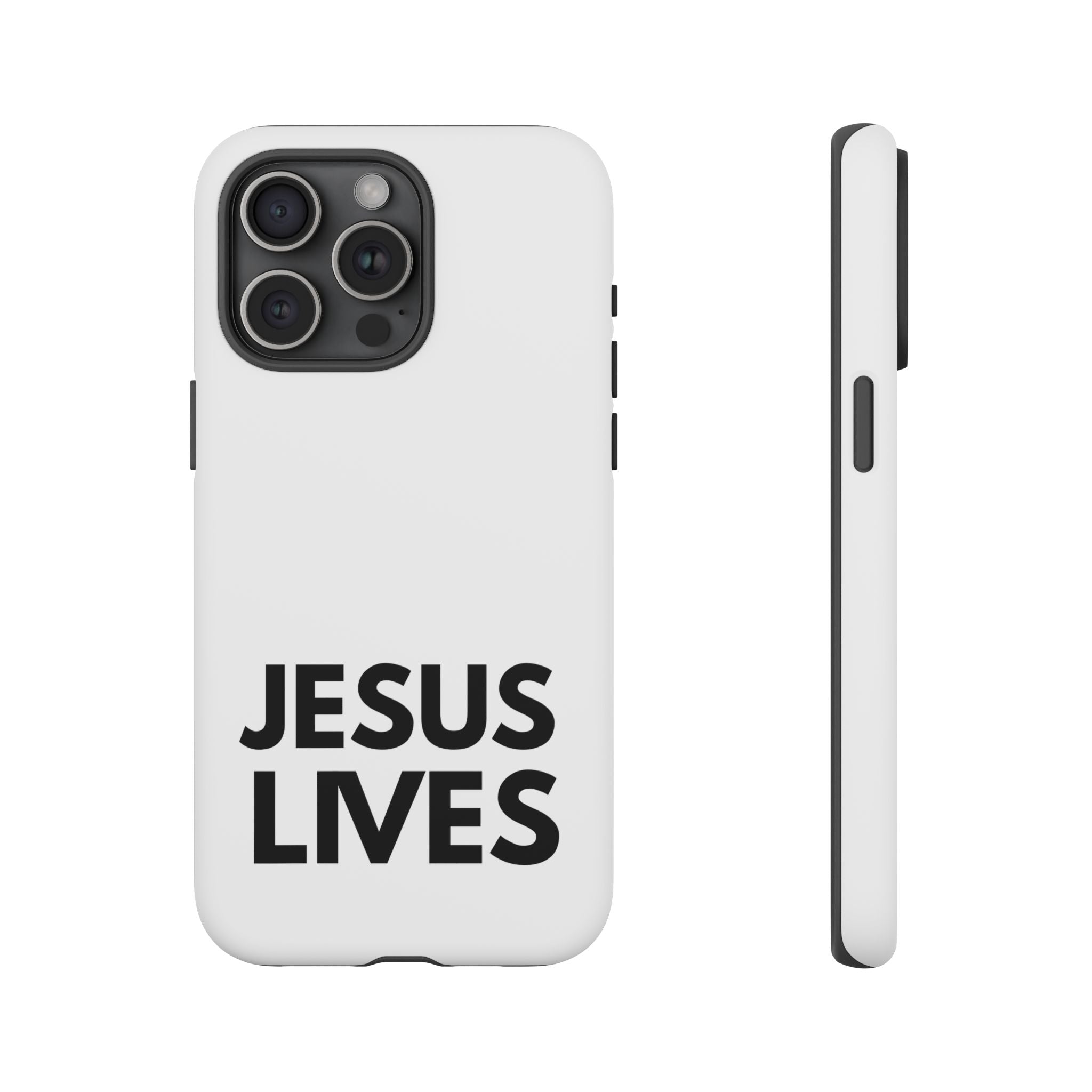 Jesus Lives Phone Case — Christian Faith Protective Phone Cover