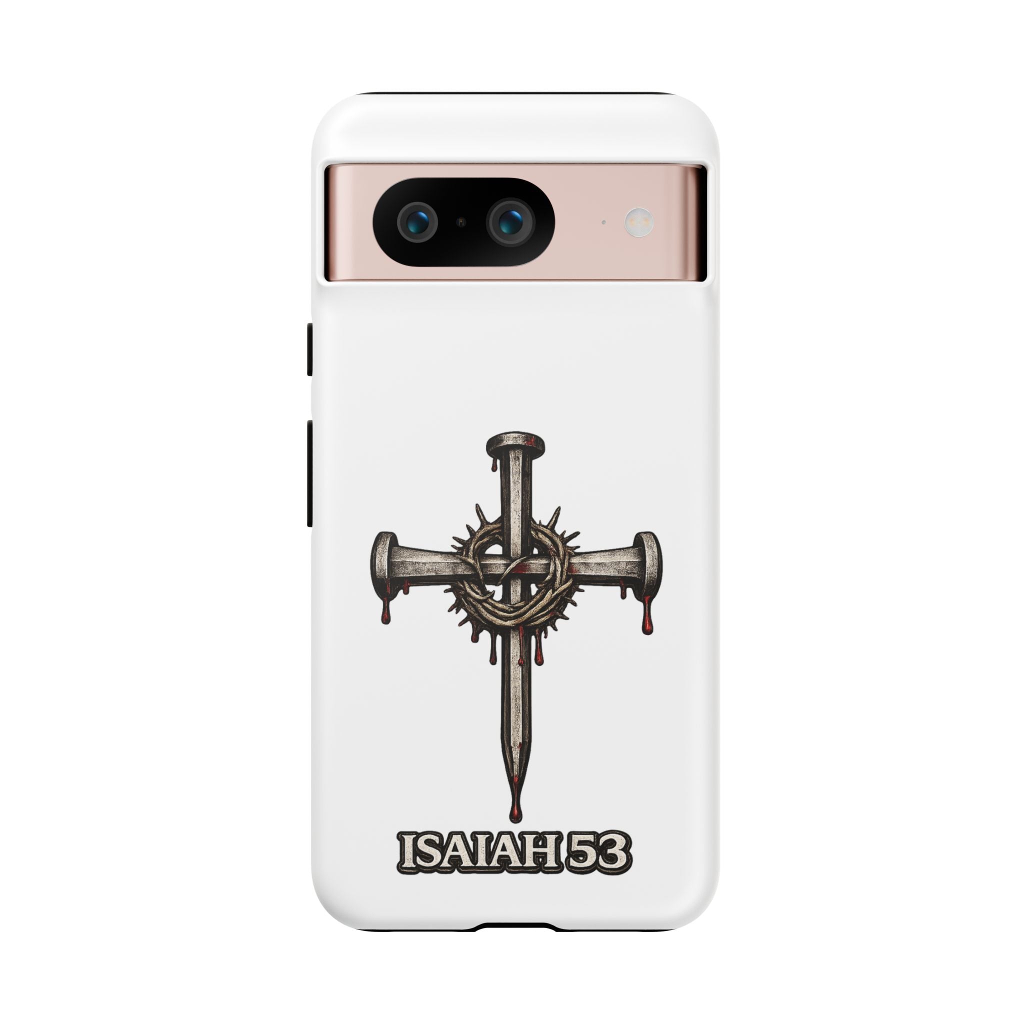 Isaiah 53 Cross Phone Case – Christian Faith Tough Phone Cover