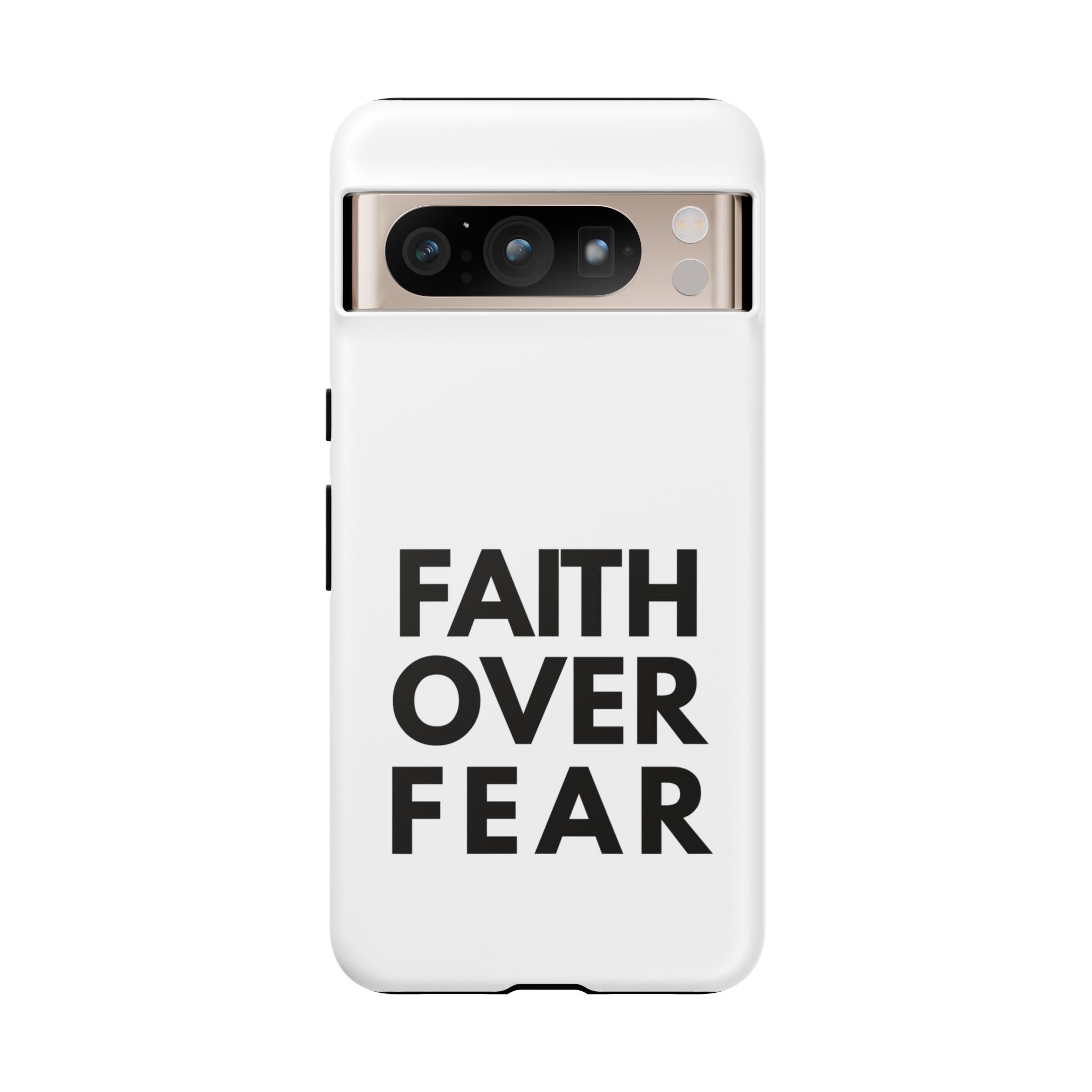 Faith Over Fear Phone Case — Inspirational Christian Protective Cover