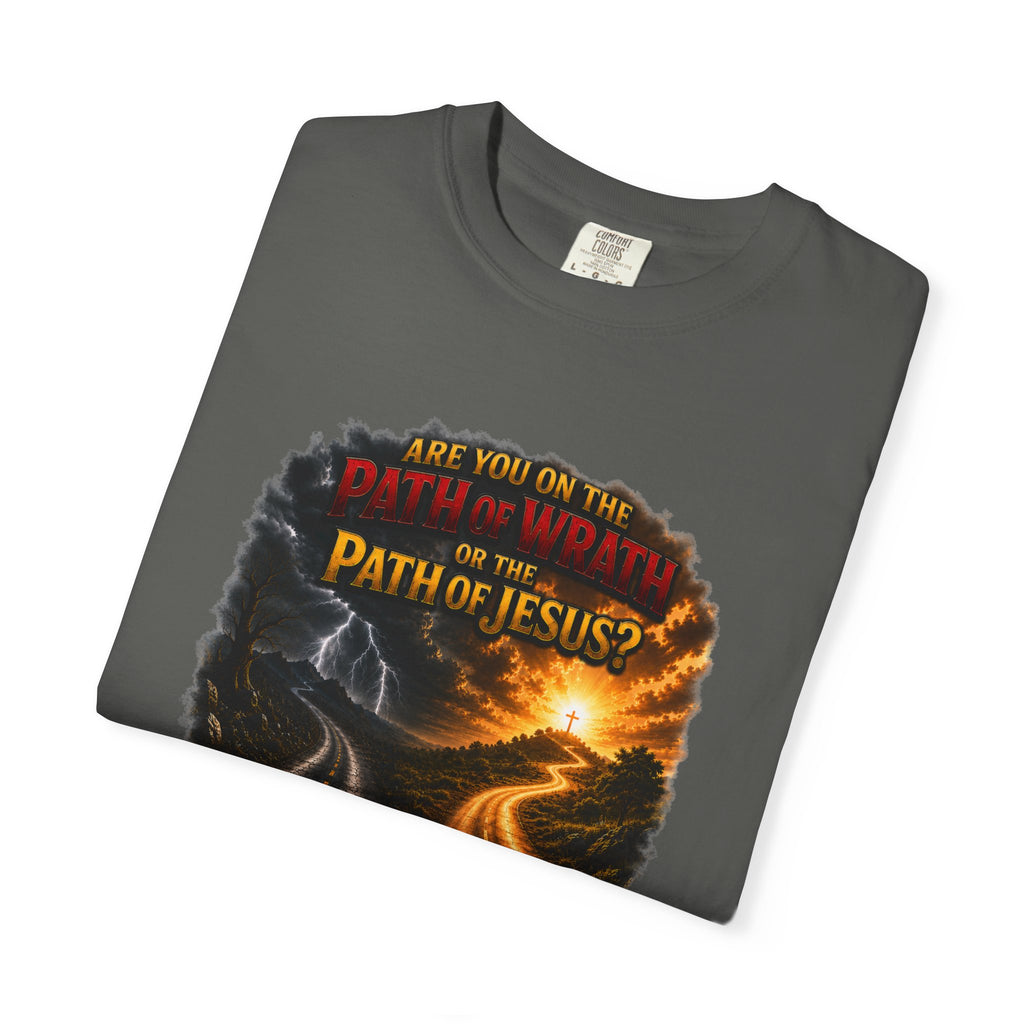 Christian Faith T-Shirt — "Path of Jesus" Matthew 7:13-14 Inspirational Tee