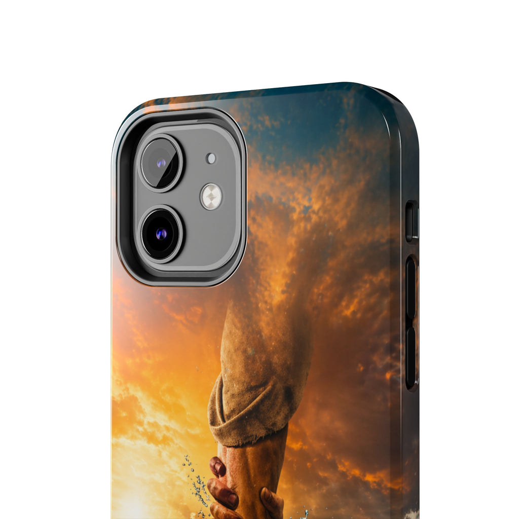 Phone Case — 'He Will Lift You' Inspirational Rescue Design