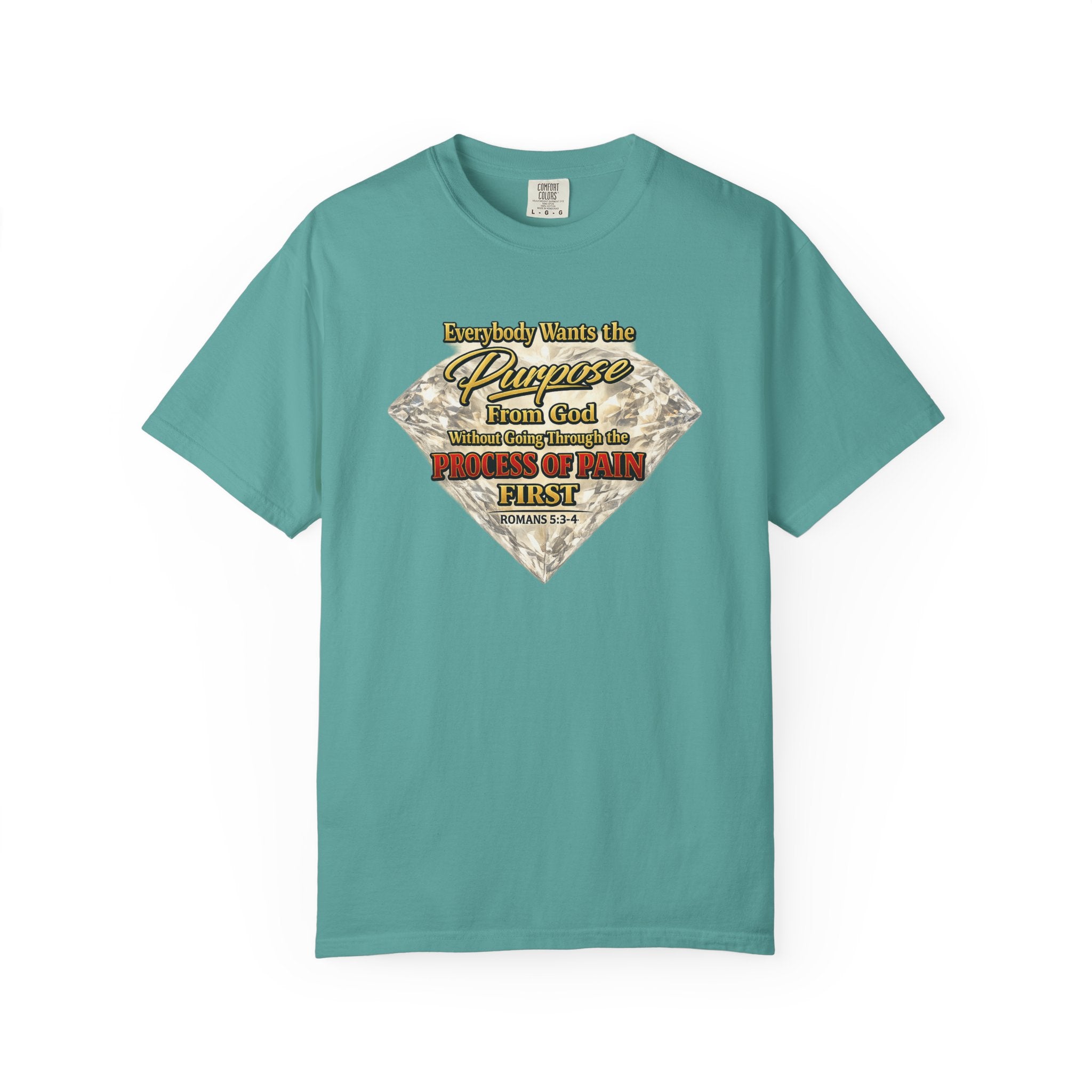 Faith Diamond T-Shirt — "Purpose From God" Inspirational Christian Tee