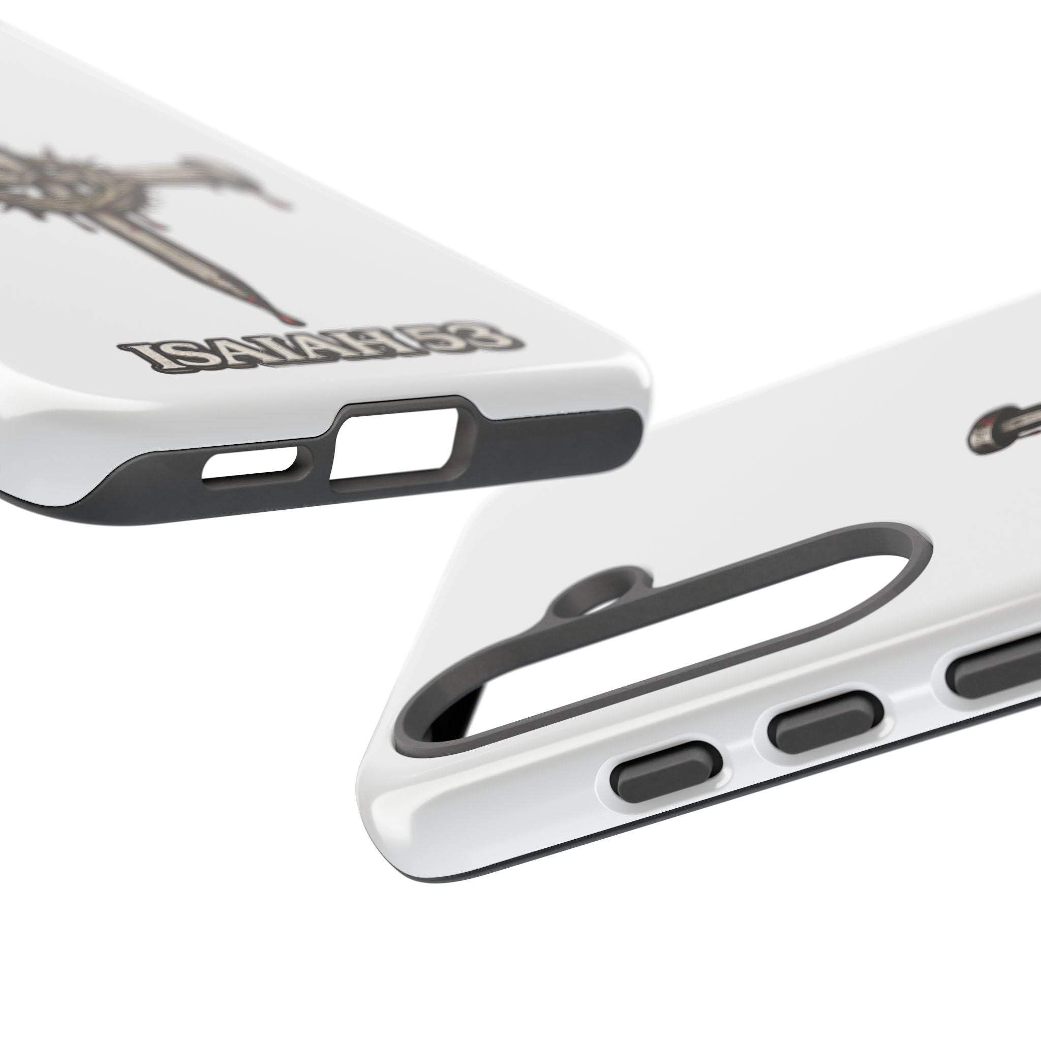 Isaiah 53 Cross Phone Case – Christian Faith Tough Phone Cover
