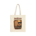 Canvas Tote Bag - 'The Shroud an Itemized Receipt' Religious Jesus Quote Tote for Church, Easter & Faith Gifts