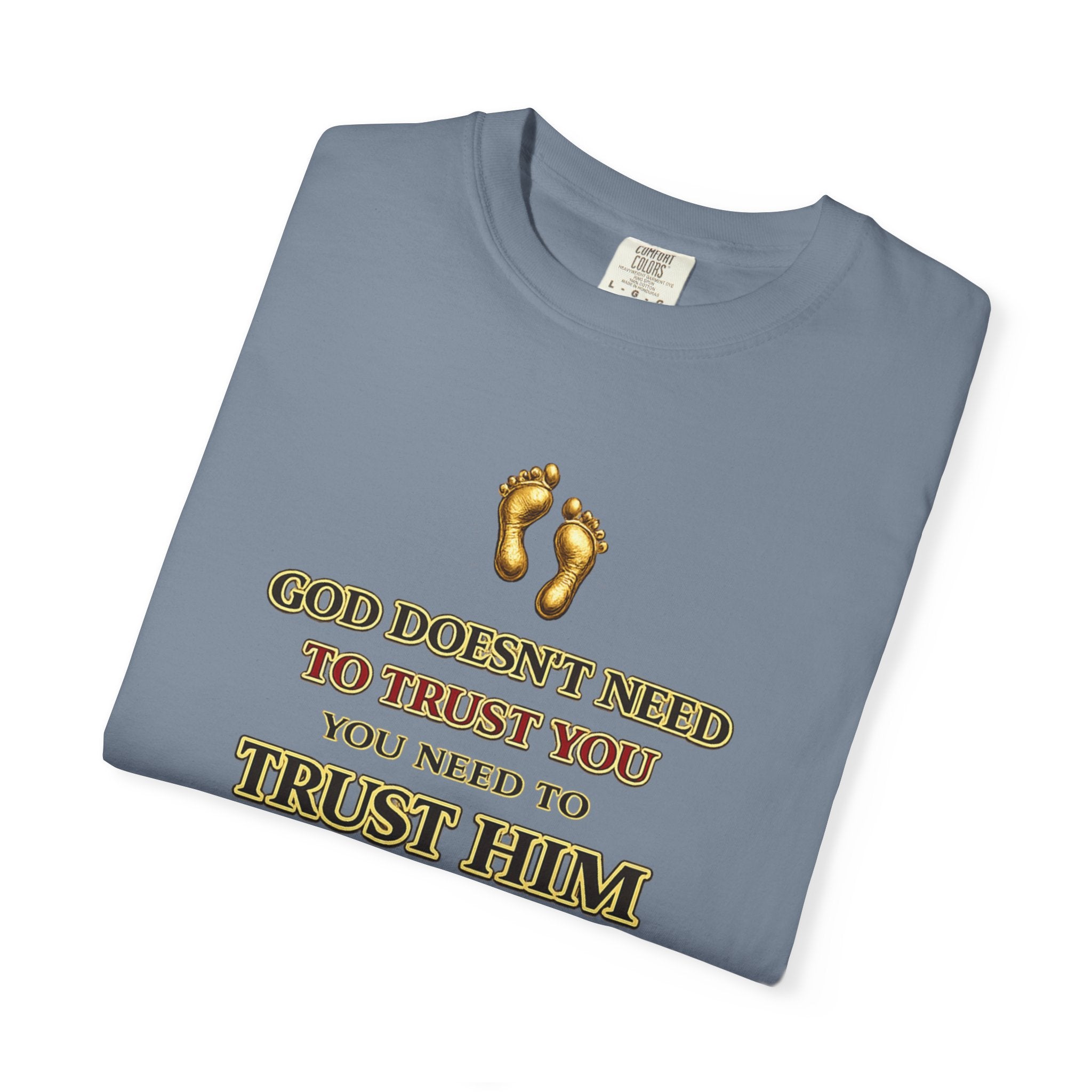 Faith T-Shirt — "Trust Him" Proverbs 3:5 Christian Graphic Tee