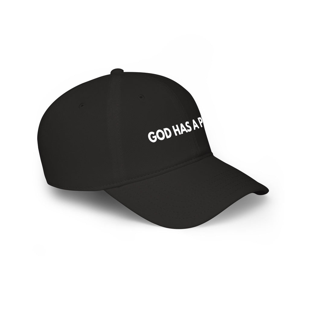 Baseball Cap — "God Has a Plan" Embroidered Faith Hat