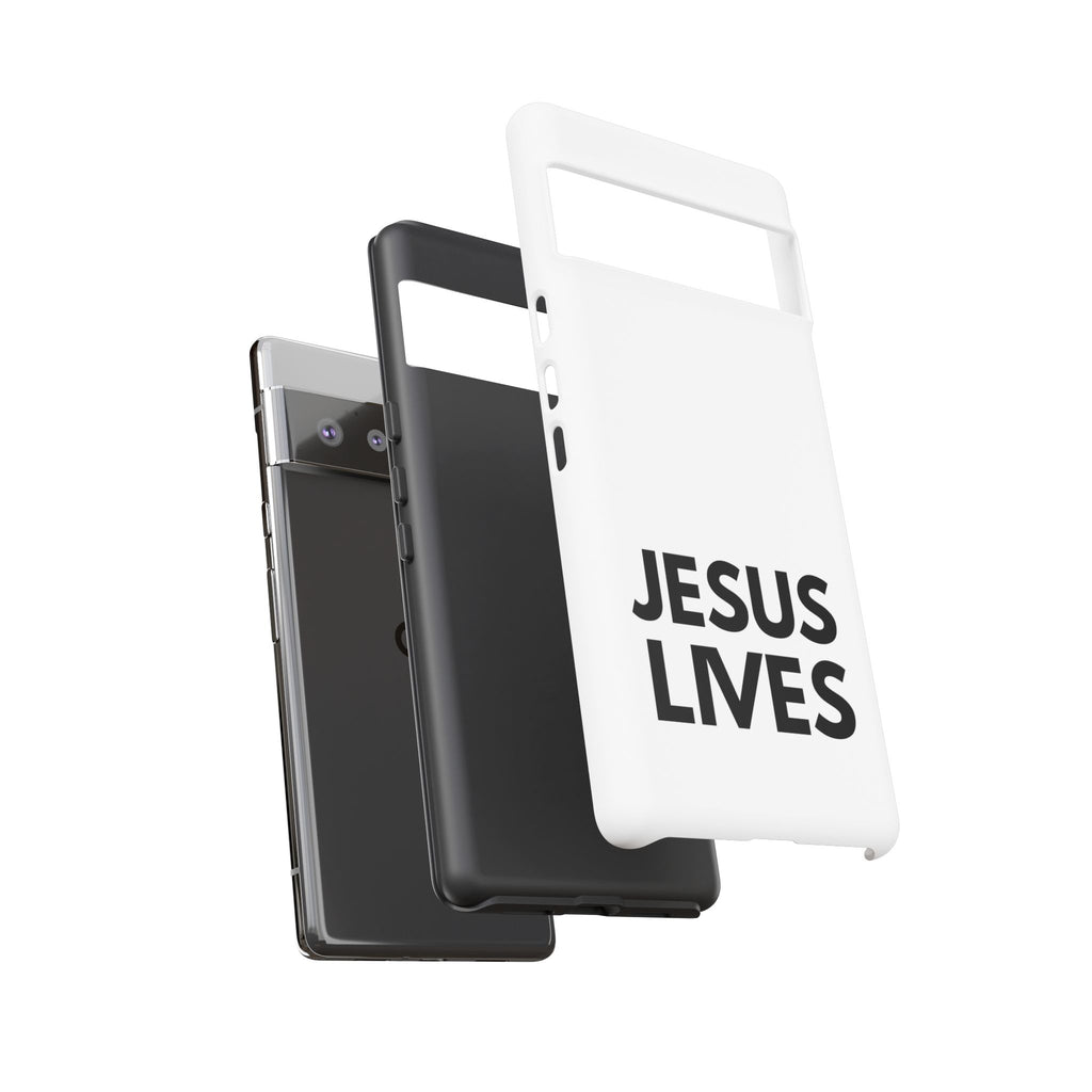 Jesus Lives Phone Case — Christian Faith Protective Phone Cover