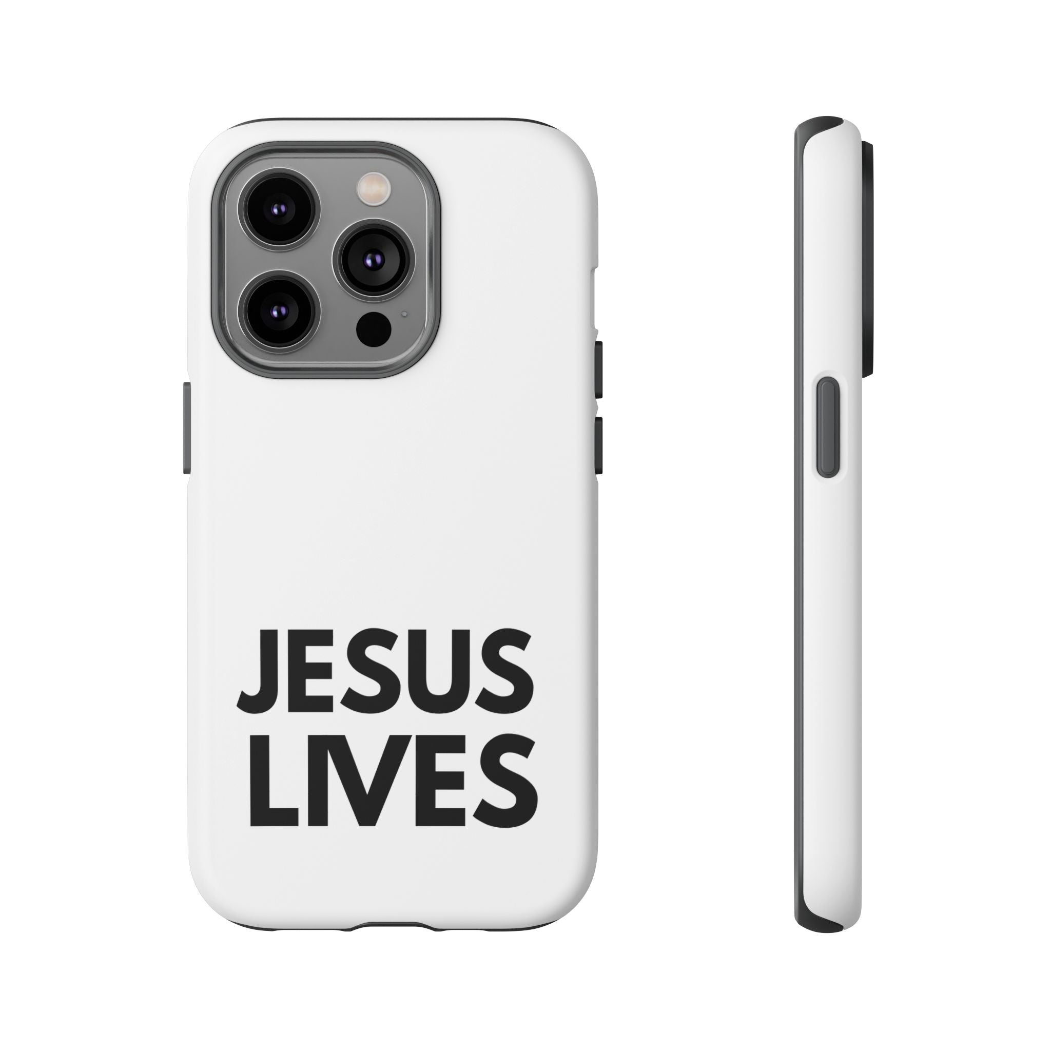 Jesus Lives Phone Case — Christian Faith Protective Phone Cover