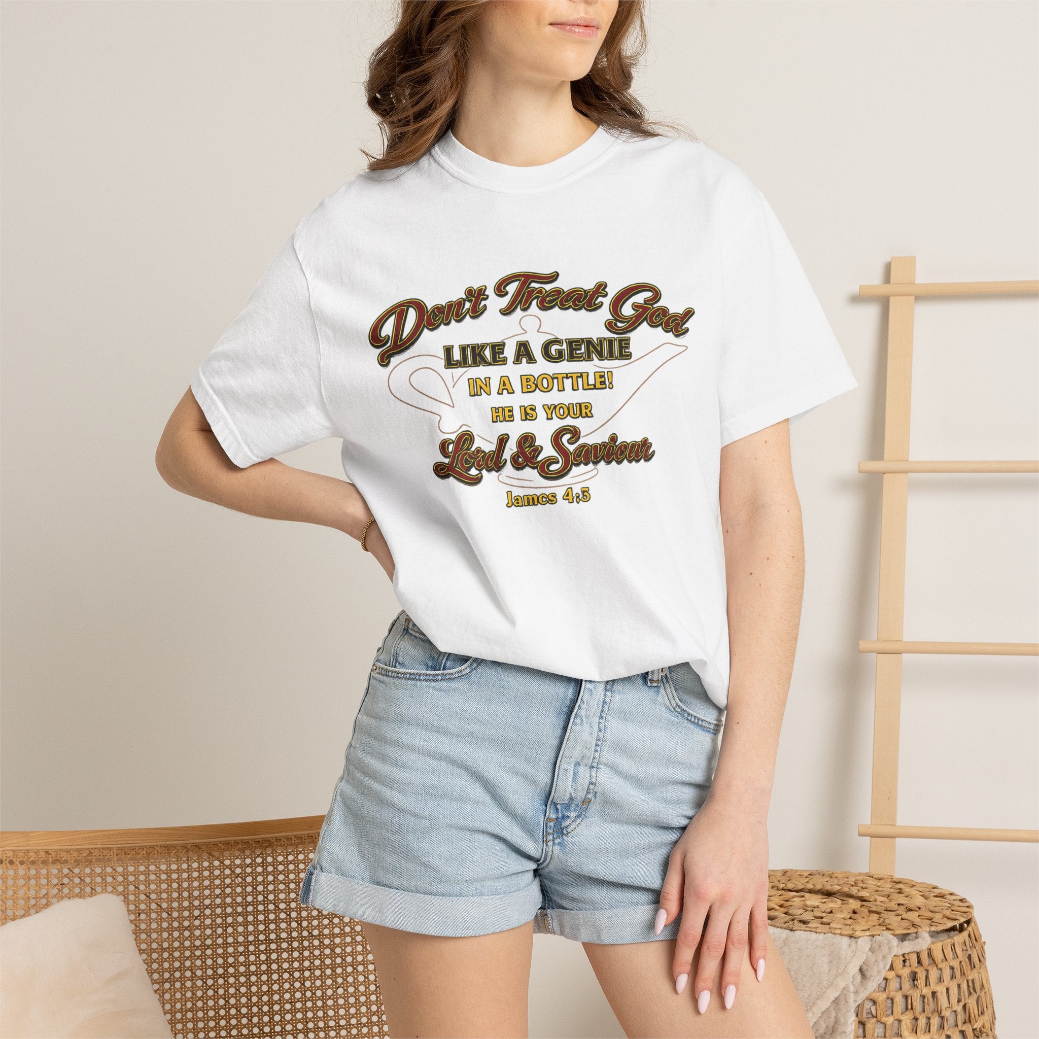Don't Treat God T-Shirt — Faith-Based Scripture Tee (James 4:8)