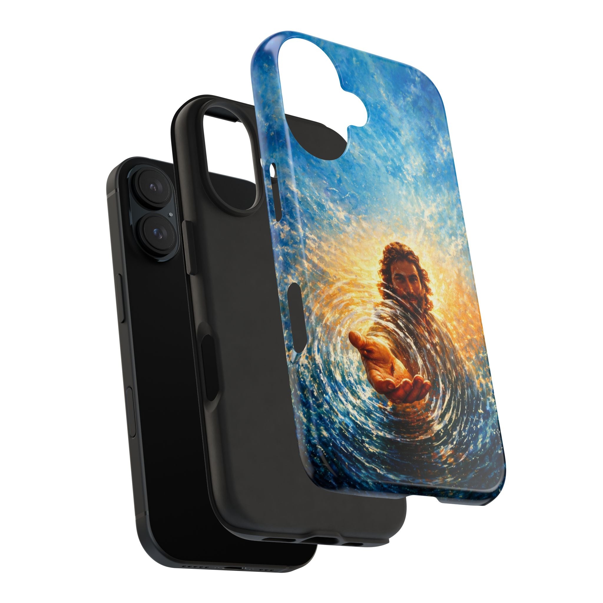 Phone Case — Inspirational Jesus Reach Design, Protective Tough Christian iPhone Cover