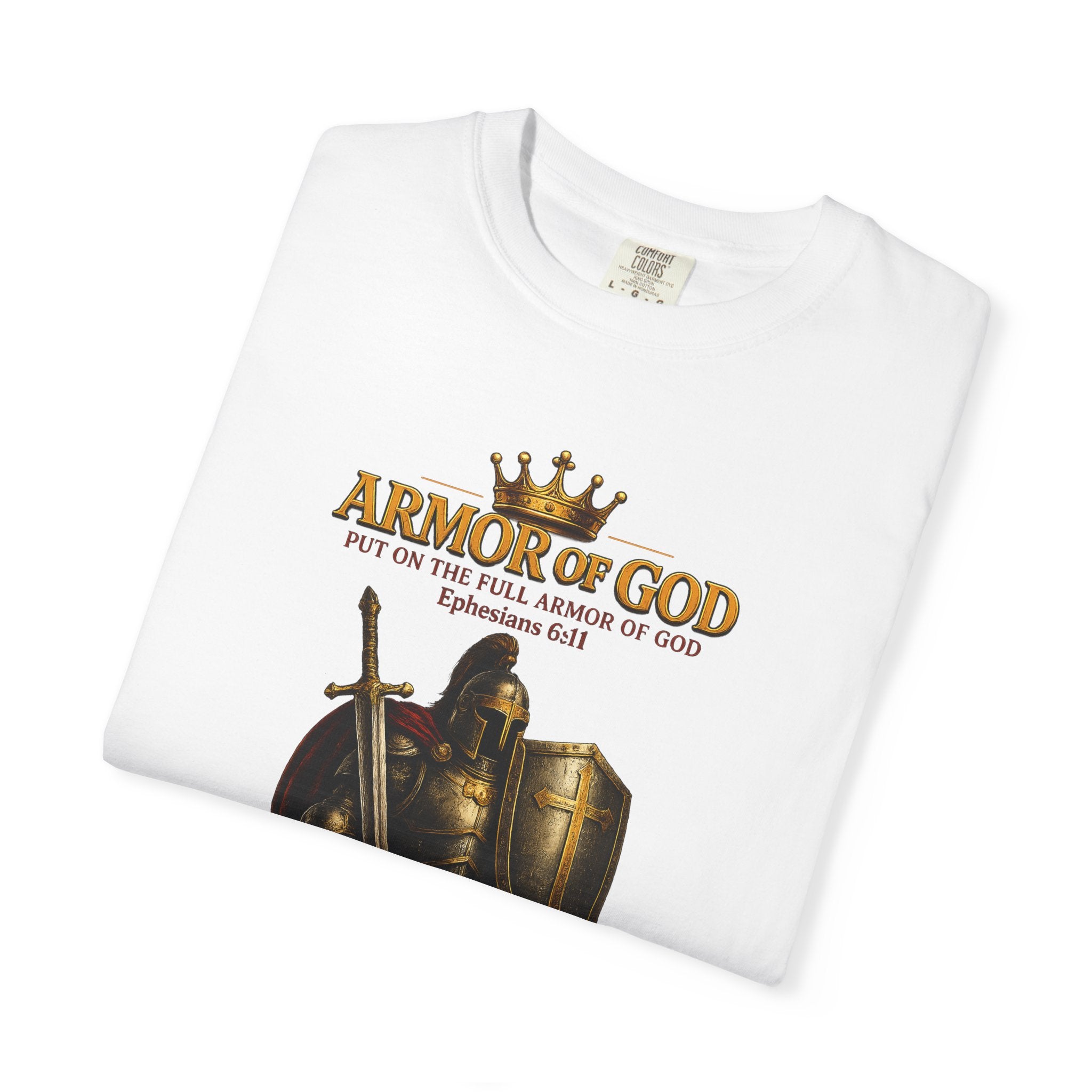 Armor of God T-Shirt — Christian Faith Warrior Faith-Based Tee