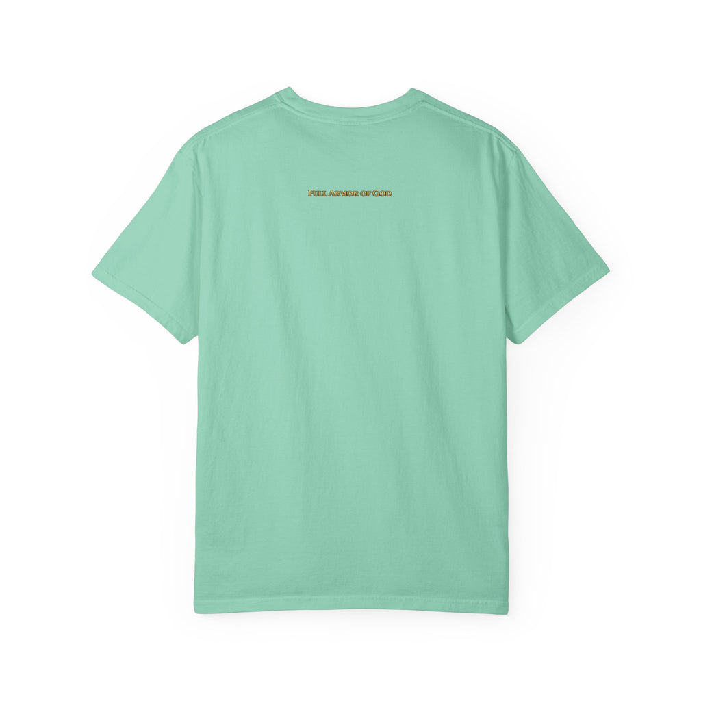 Christian Cross T‑Shirt — "CHAOS: Christ Has Assured Our Salvation" Faith Tee