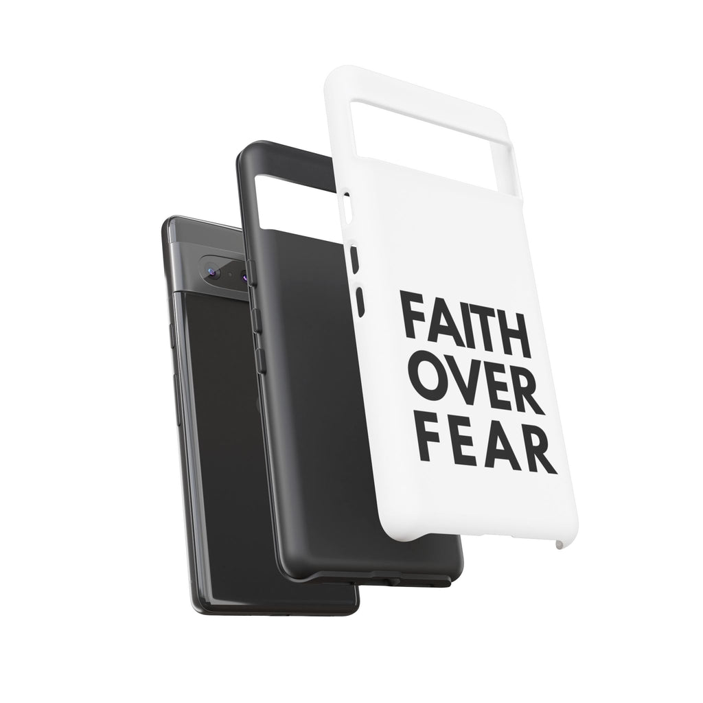 Faith Over Fear Phone Case — Inspirational Christian Protective Cover
