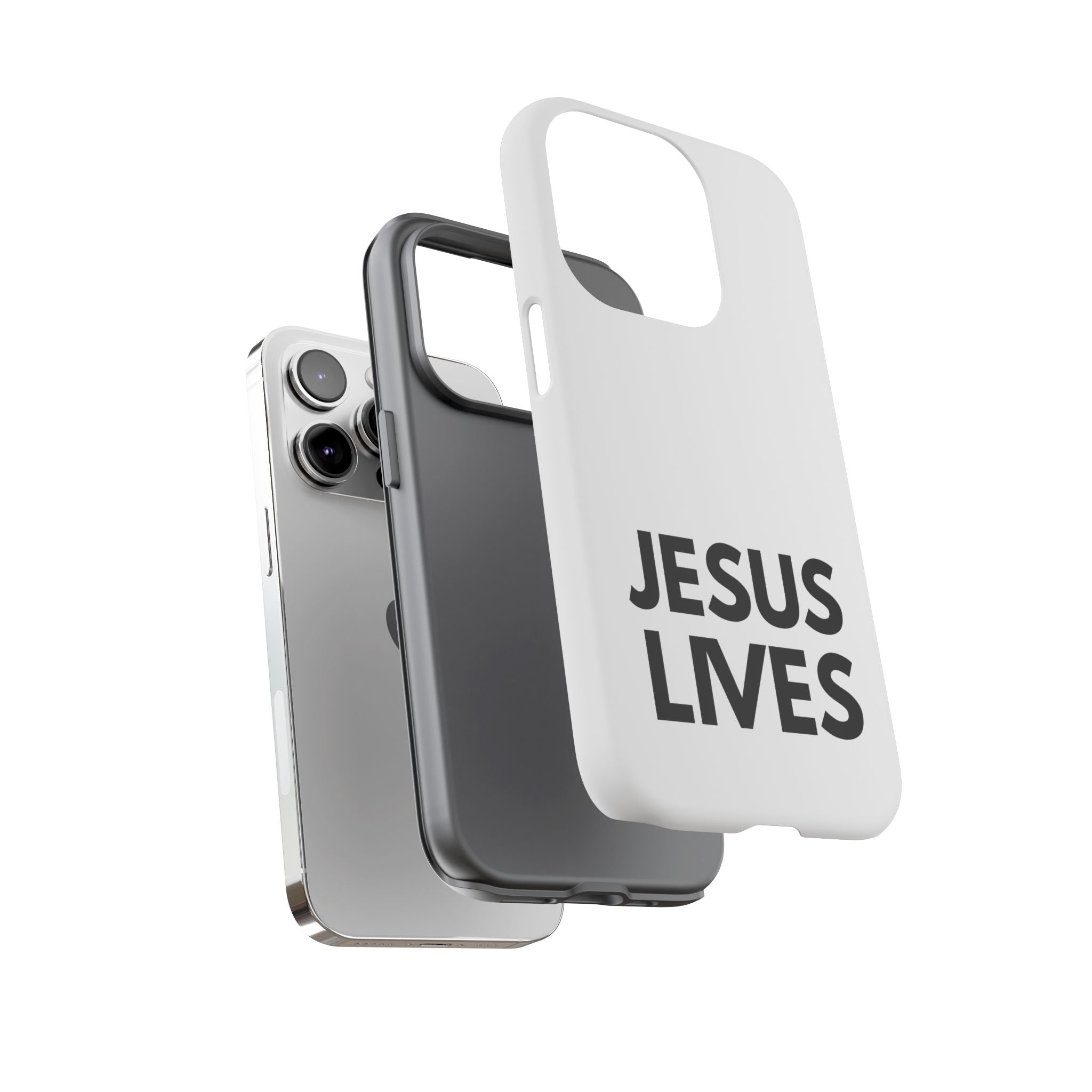 Jesus Lives Phone Case — Christian Faith Protective Phone Cover