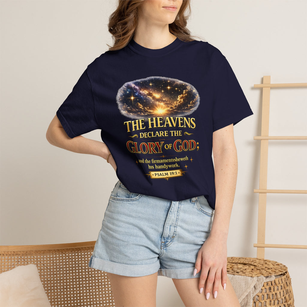 Psalm 19 'The Heavens Declare the Glory of God' T-Shirt