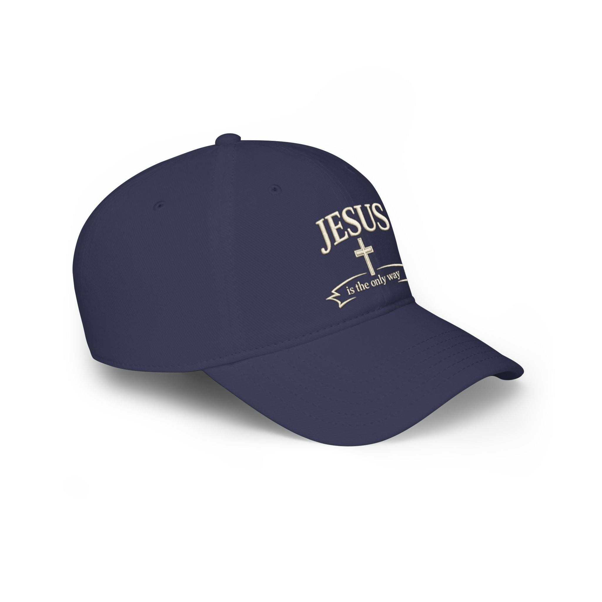 Jesus Is The Only Way Baseball Cap — Christian Faith Low Profile Hat