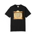 T-shirt — "In the Beginning Was the Word" John 1:1 Scroll Christian Tee