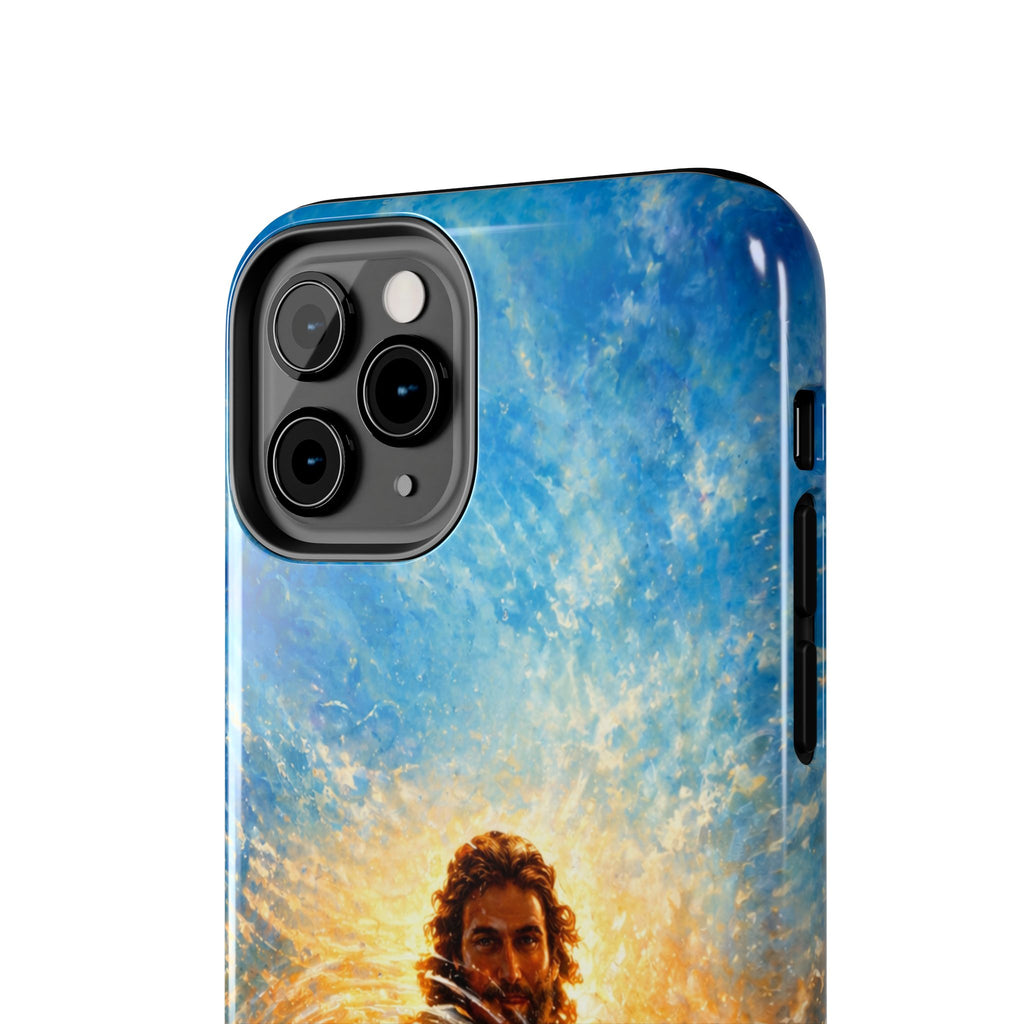 Phone Case — Inspirational Jesus Reach Design, Protective Tough Christian iPhone Cover