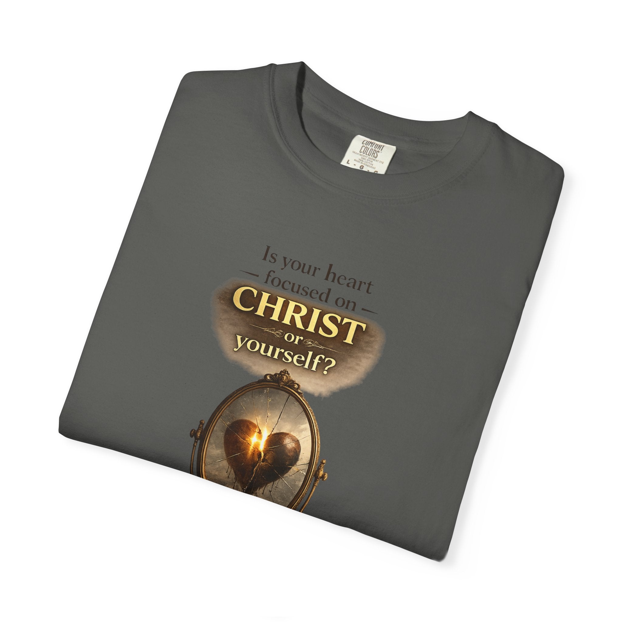 Christian Mirror T-Shirt — "Be Christ Yourself" Inspirational Faith Tee