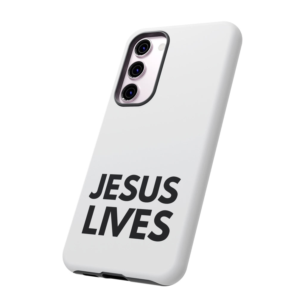 Jesus Lives Phone Case — Christian Faith Protective Phone Cover