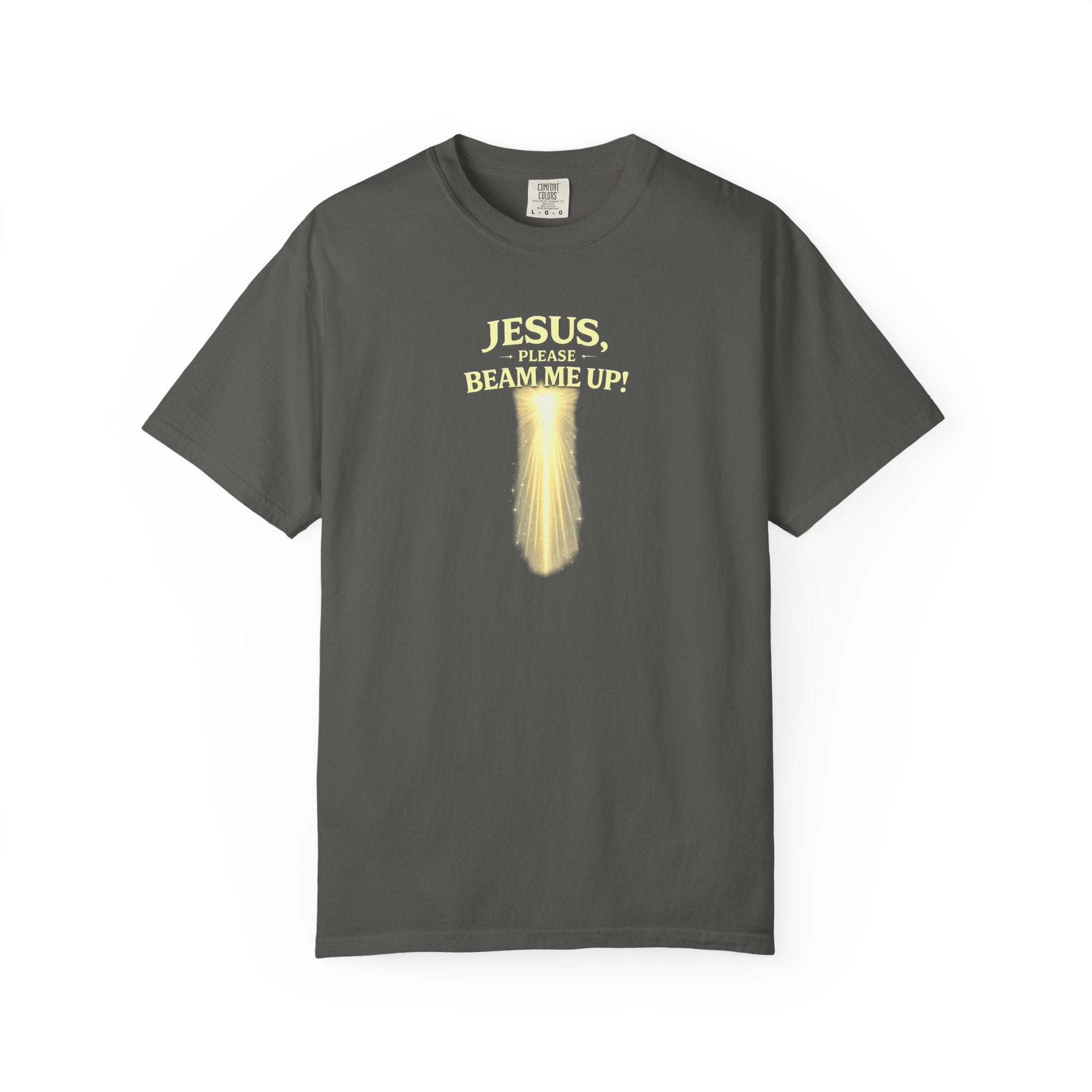 Jesus Please Beam Me Up T-Shirt — Christian Faith Graphic Tee